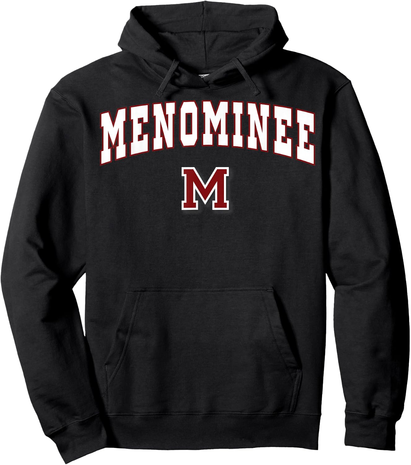 Menominee High School Maroons Hoodie - Hoodie | Black