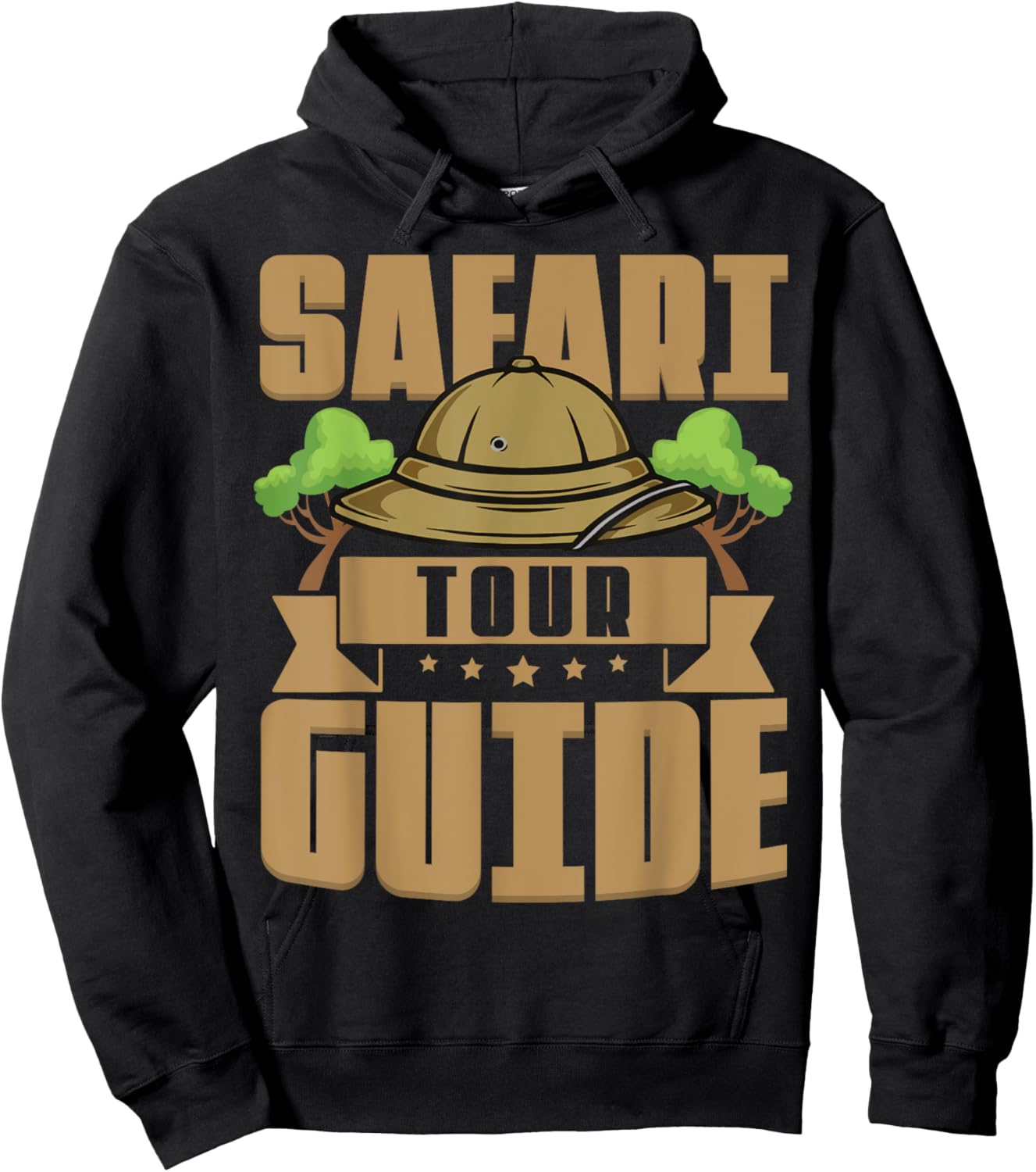 Safari Tour Guide Cool Animal Africa Halloween Zoo Costume Hoodie - Hoodie | Black