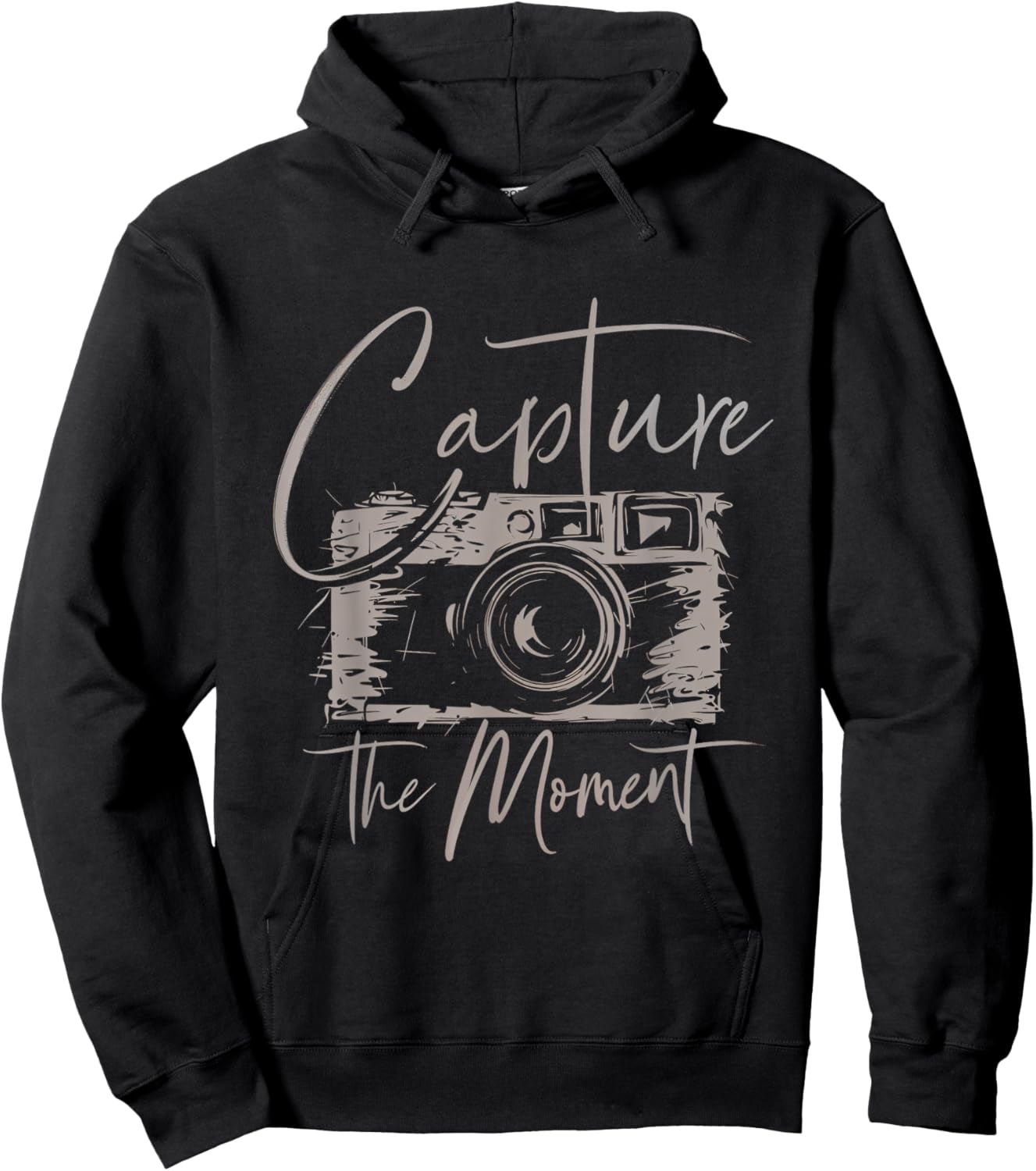 Capture The Moment Photography Camera Photographer Art Hoodie - Hoodie | Black