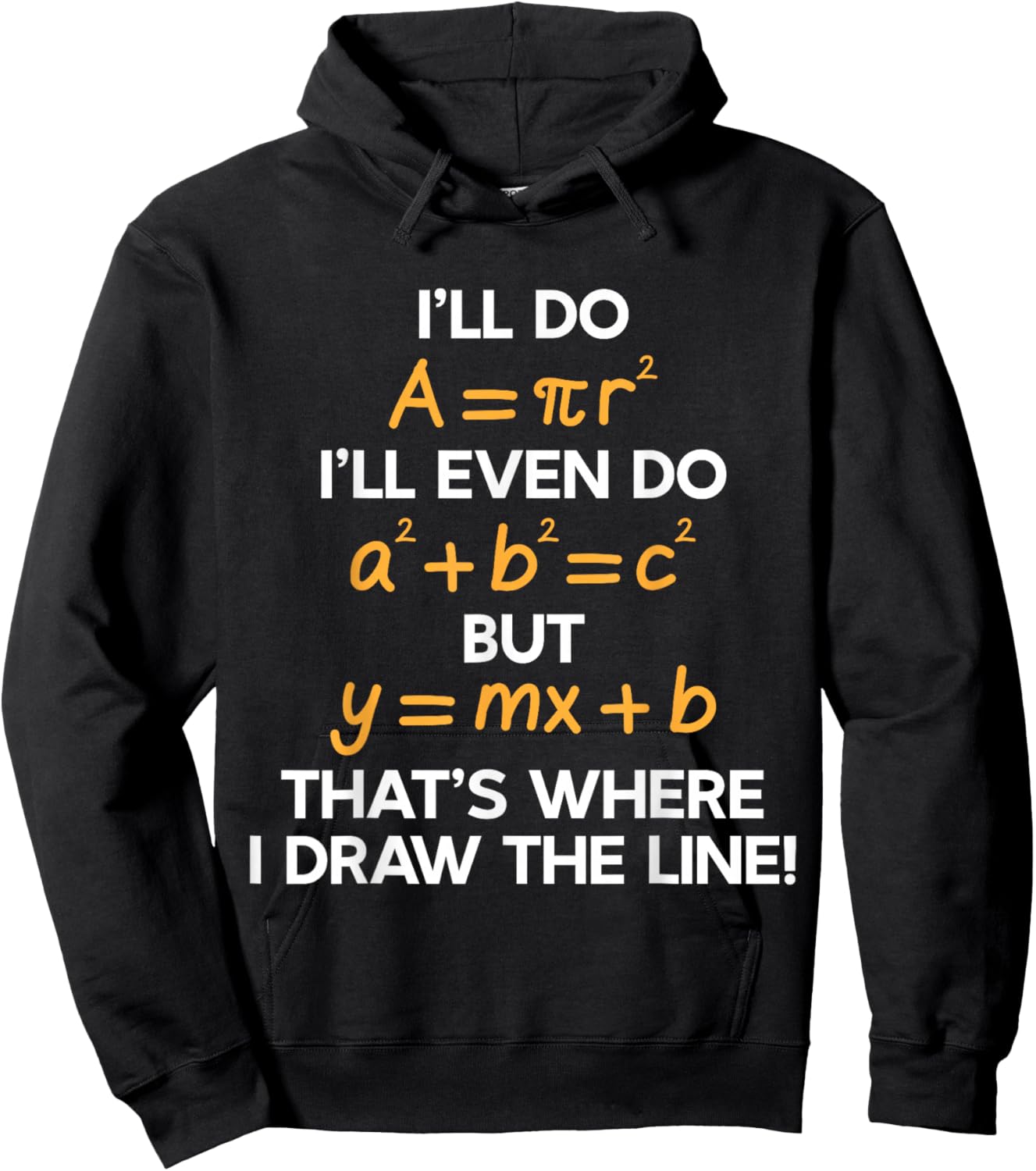 I'll Do Math Formula Funny Math Puns for Students Teachers Hoodie - Hoodie | Black