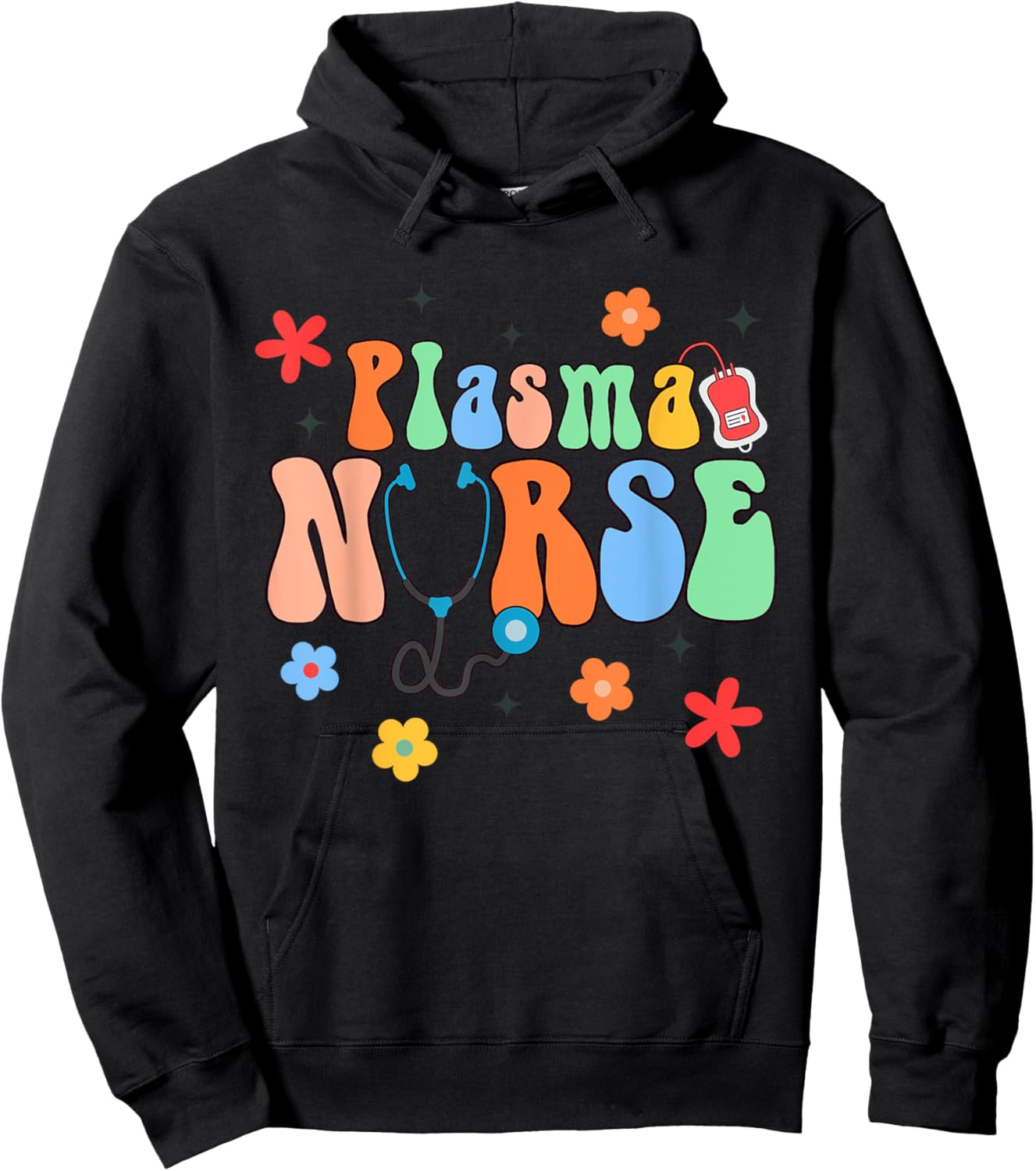 Plasma Nurse Lab Registered Nurse RN Appreciation Hoodie - Hoodie | Black