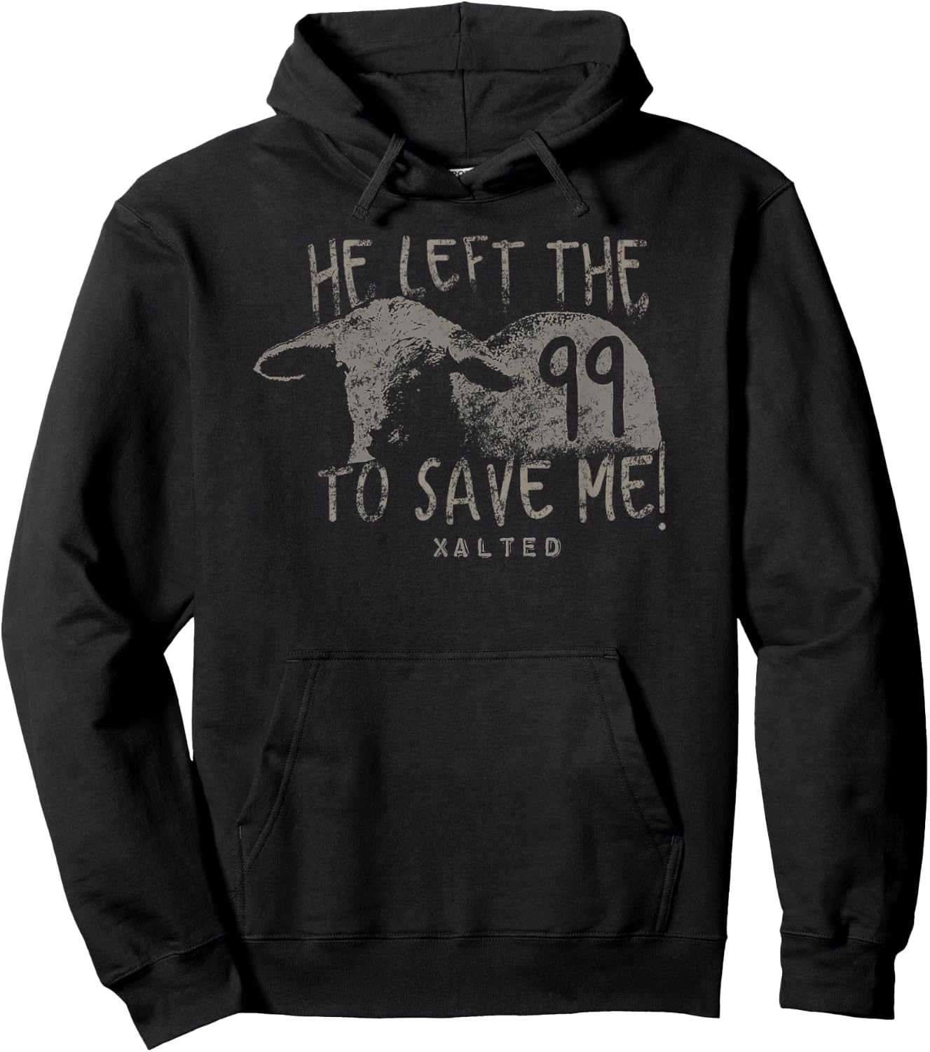 He Left the 99 T Shirt Christian Gifts Hoodie - Hoodie | Black