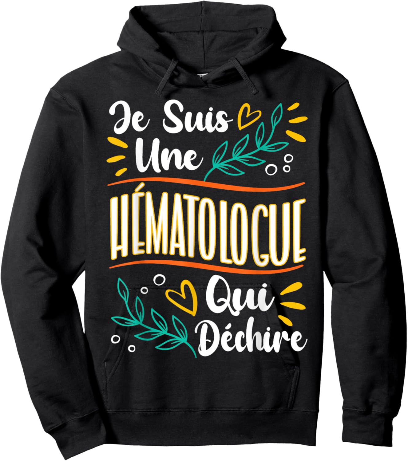 A Hematologist Who Tears Hematologist Gift Hematology Hoodie - Hoodie | Black