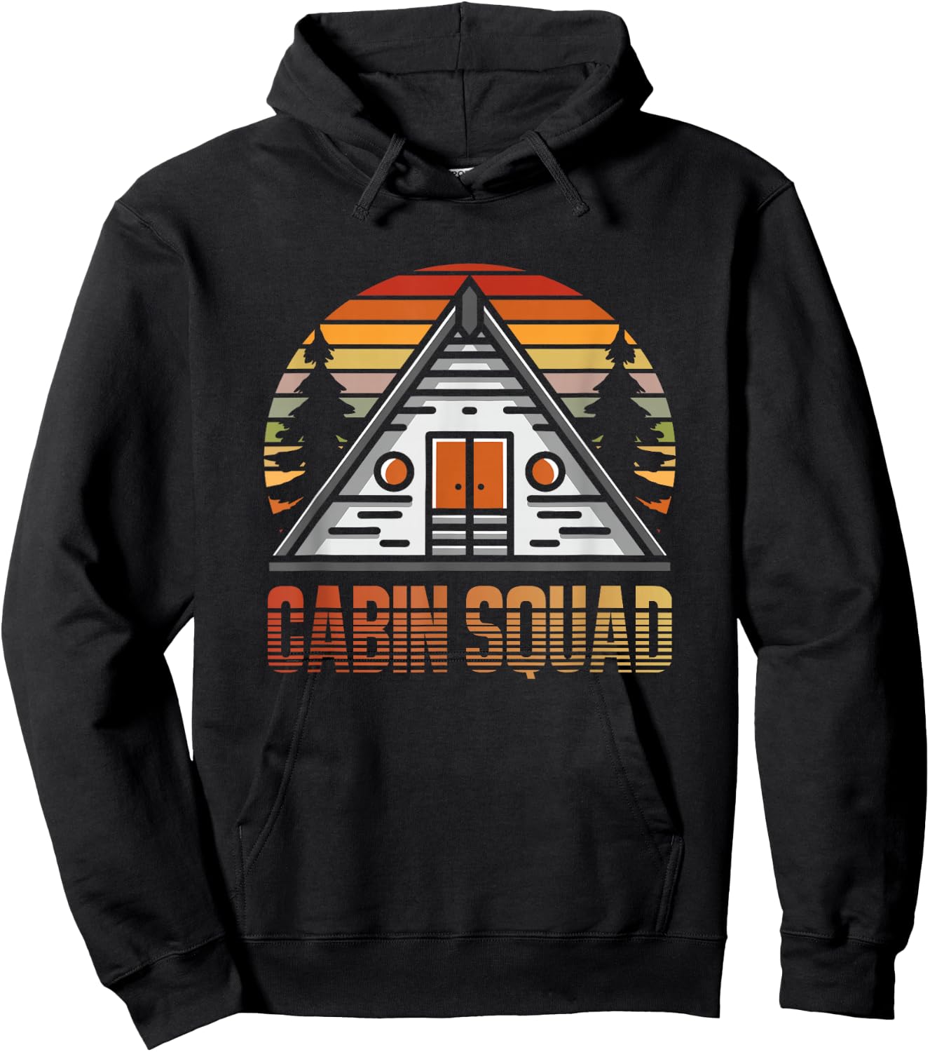 Cabin Lover | Getaway | Cabin Trip | Cabin Squad Hoodie - Hoodie | Black