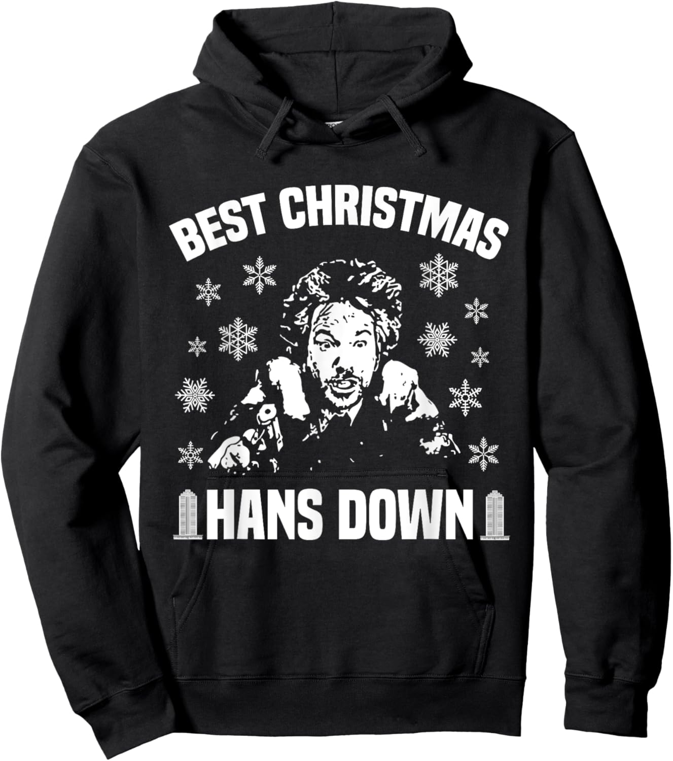 Best Christmas Hans Down Funny Dad Joke Christmas Hoodie - Hoodie | Black
