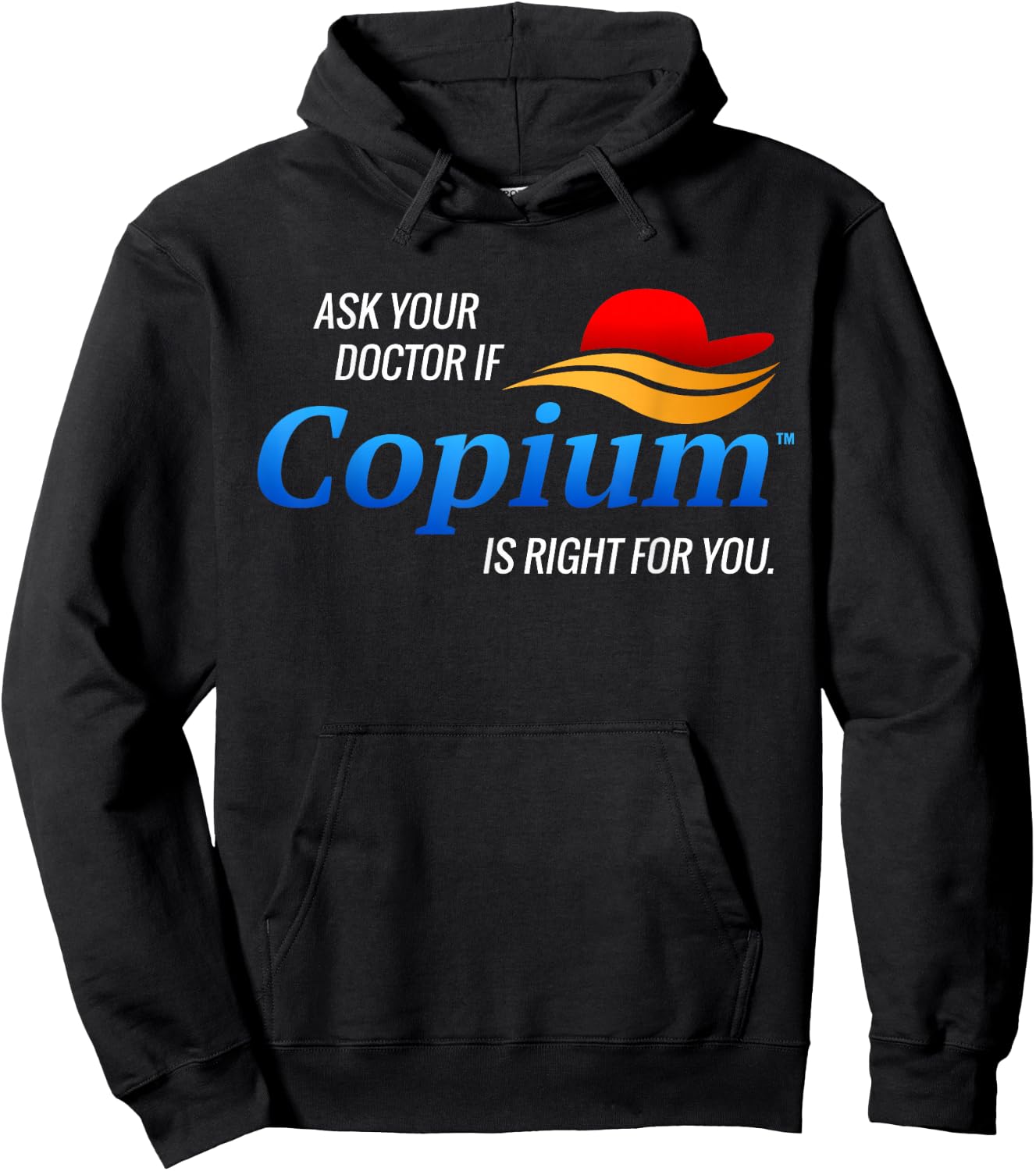 Copium - Funny Anti Trump Biden Election Hoodie - Hoodie | Black
