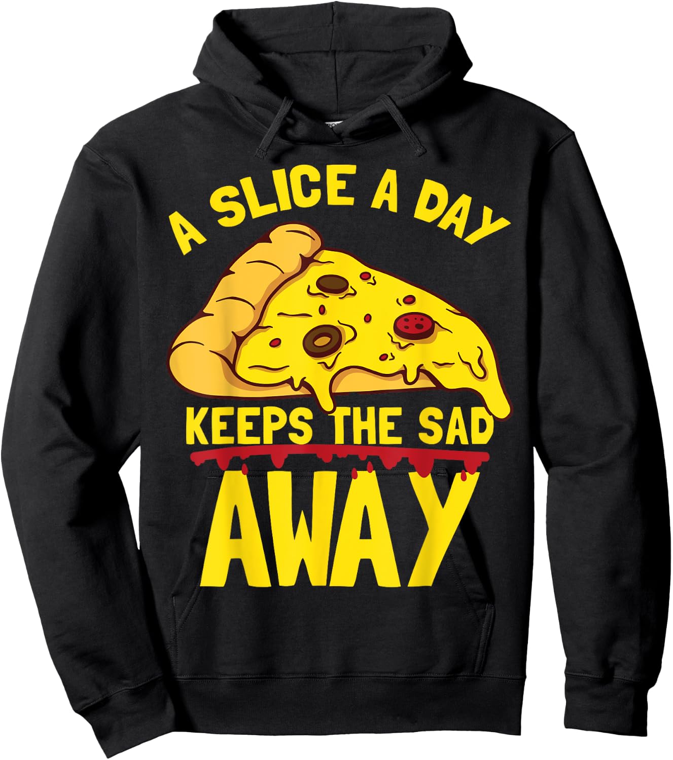 Pizza Hoodie - Hoodie | Black