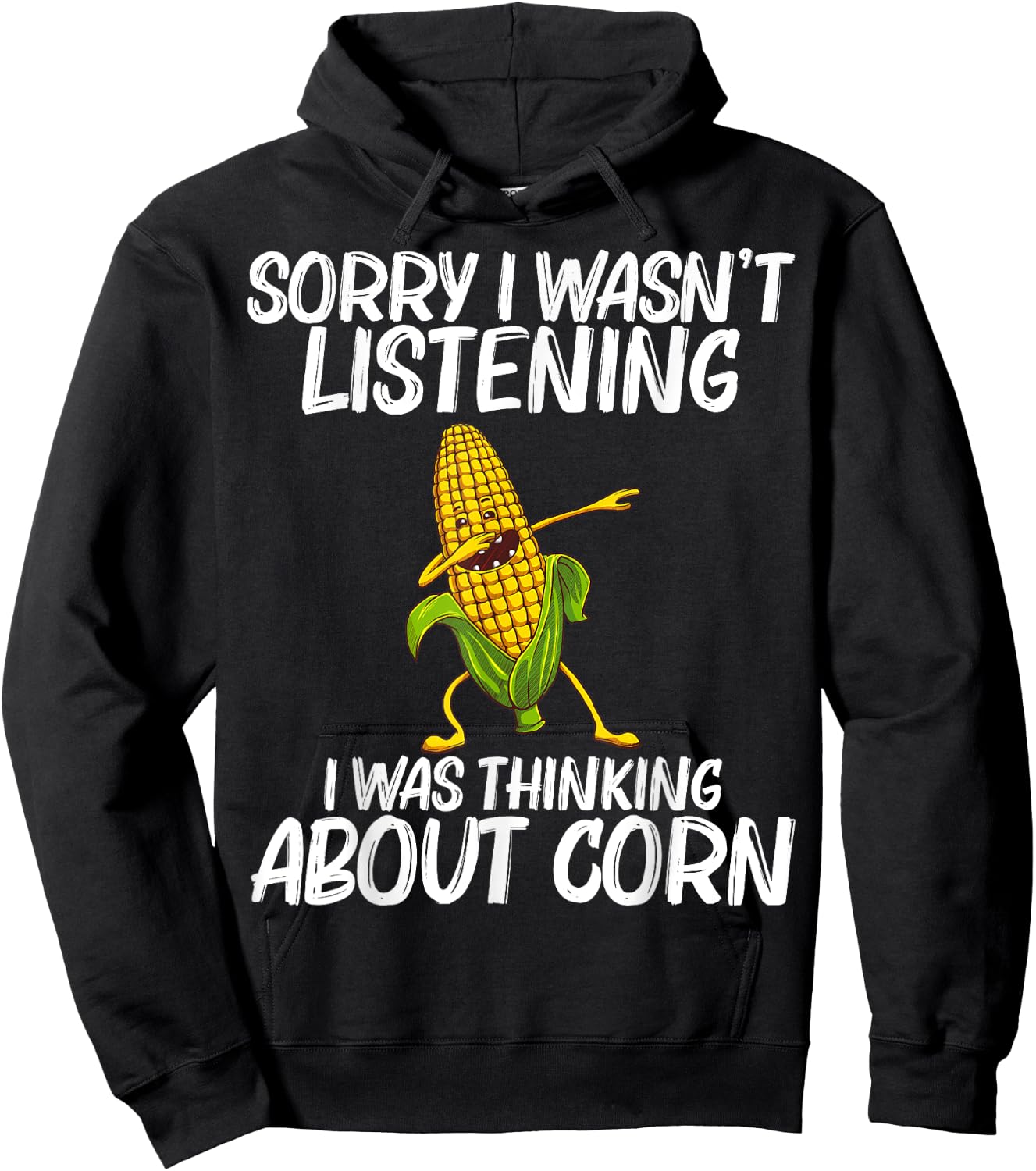 Funny Corn Gift Women Corn On The Cob Costume Farmer Hoodie - Hoodie | Black