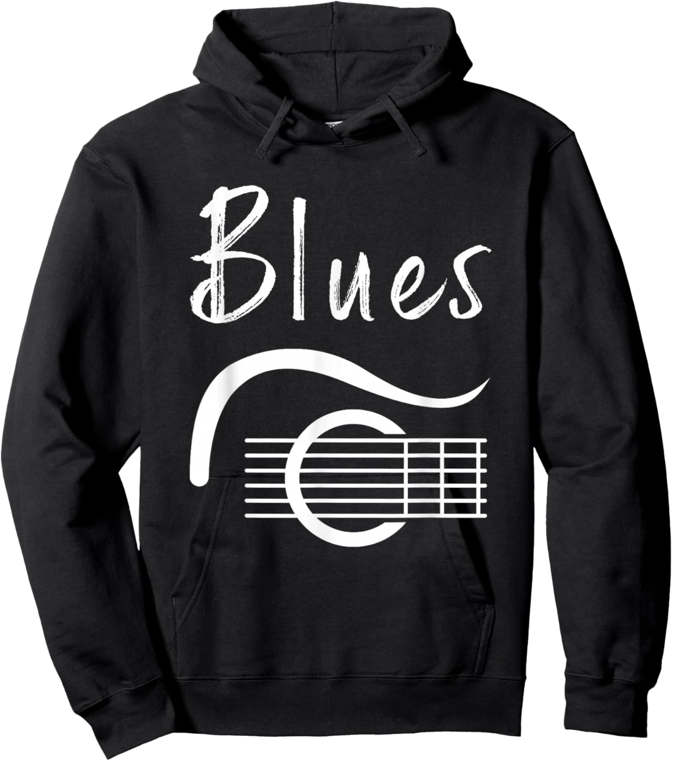 Blues Music Blues Guitar Player Vintage Guitar Player Hoodie - Hoodie | Black