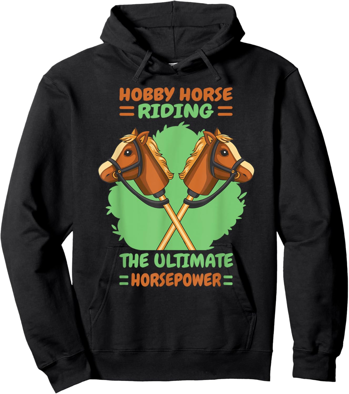 Hobby Horse Riding The Ultimate Horsepower Hoodie - Hoodie | Black