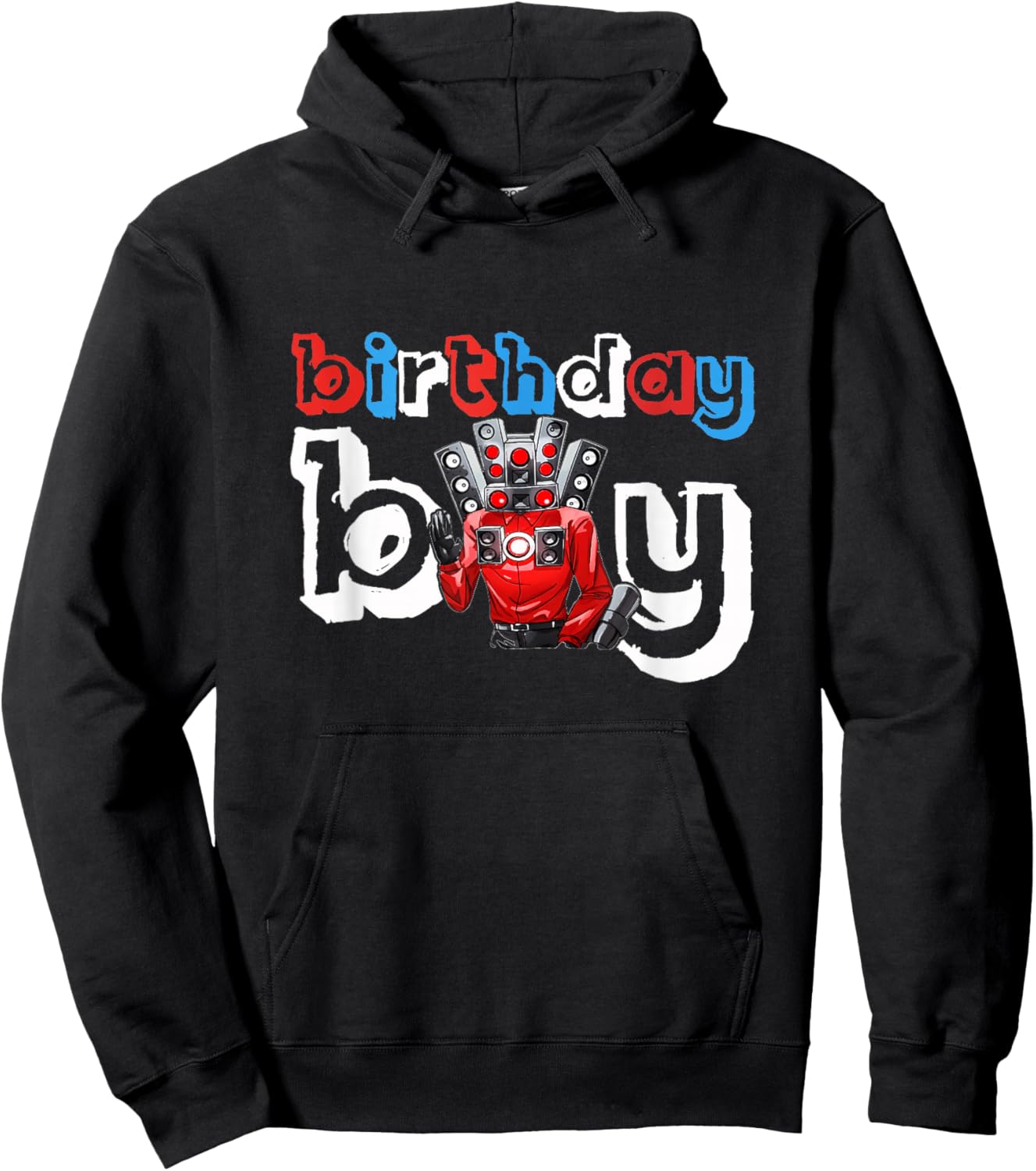I'm The Birthday Boy Skibidi Toilet Speakerman Hoodie - Hoodie | Black