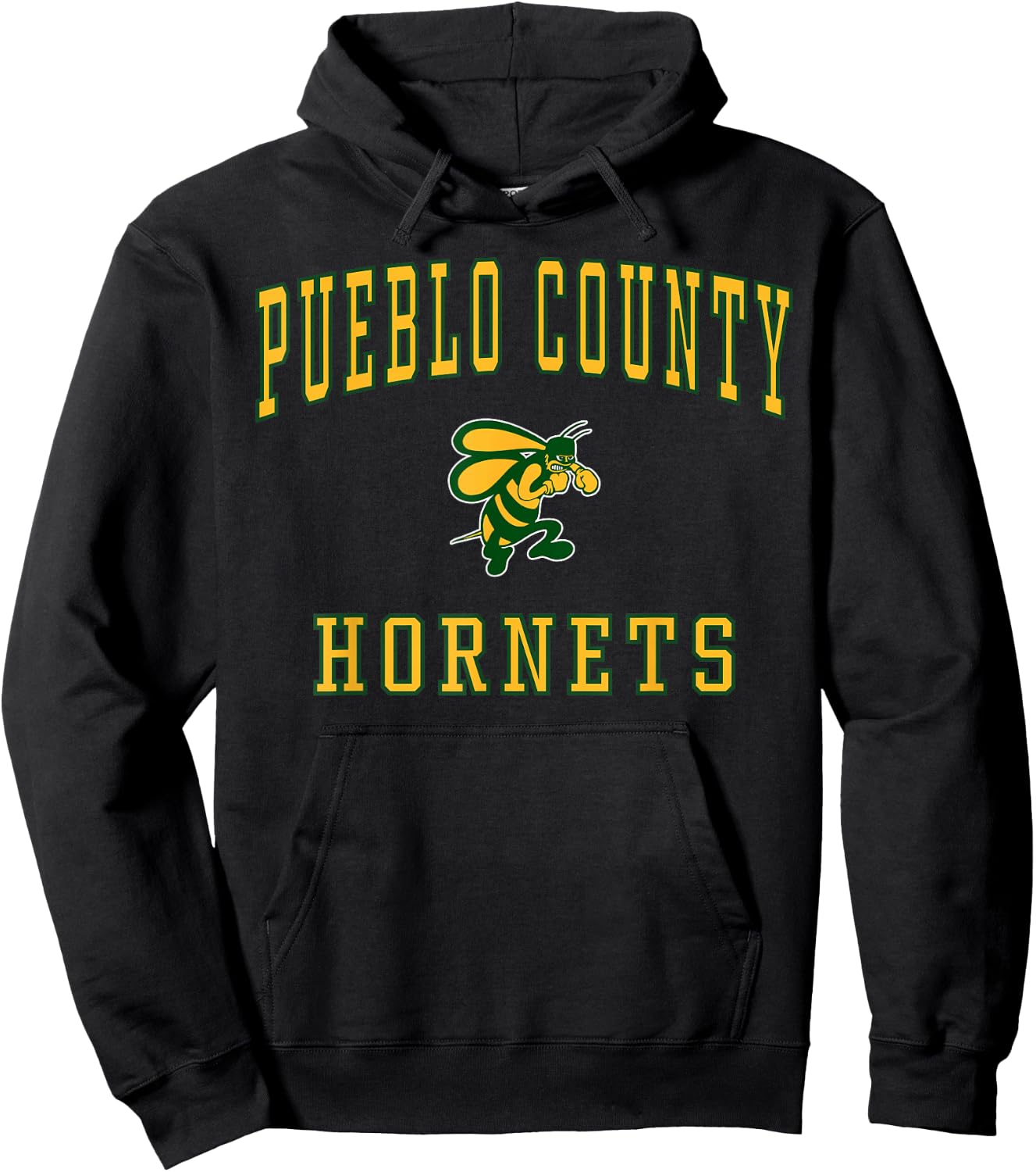 Pueblo County High School Hornets C1 Hoodie - Hoodie | Black