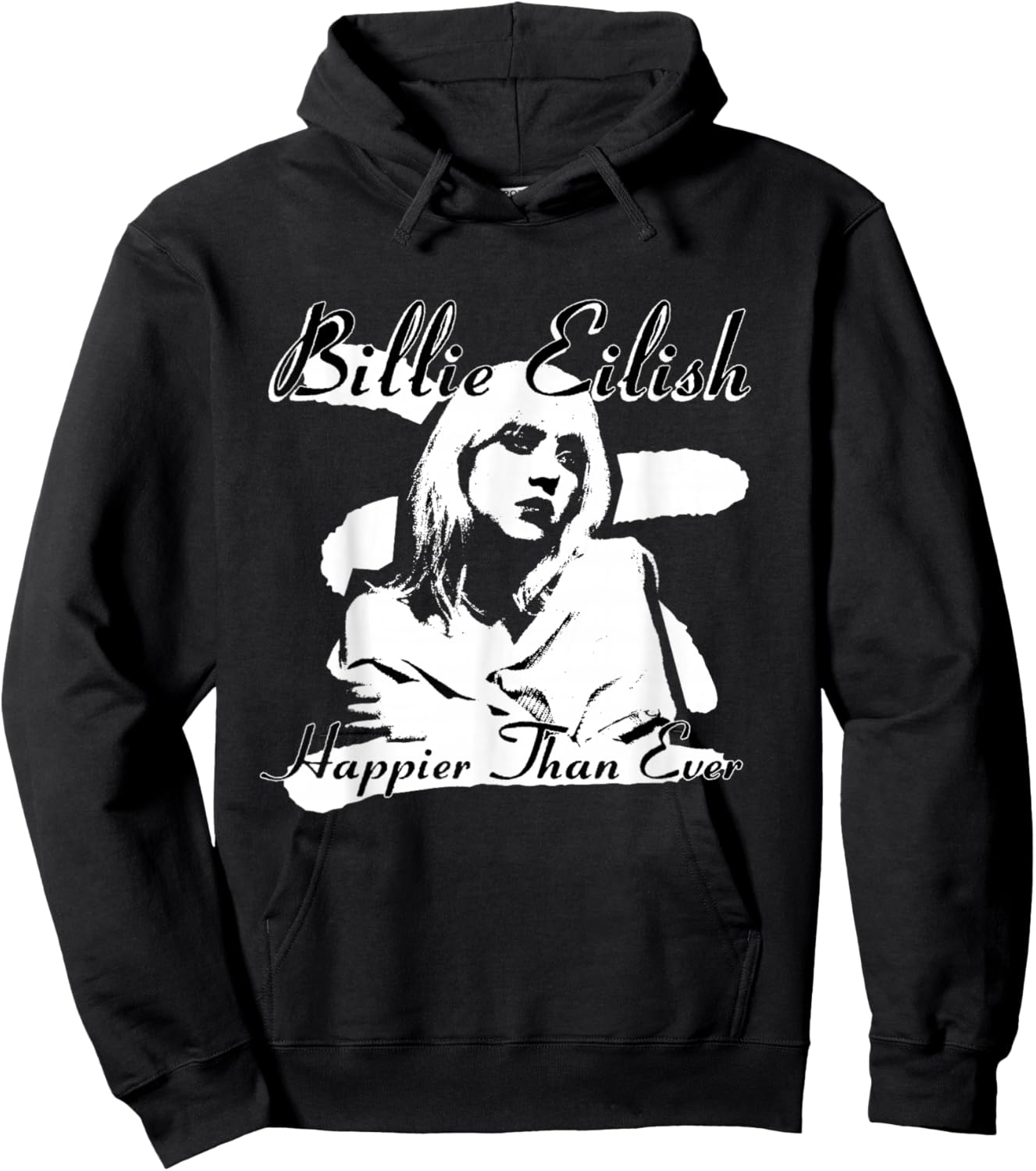 Official Billie Eilish Happier Than Ever Black Hoodie - Hoodie | Black
