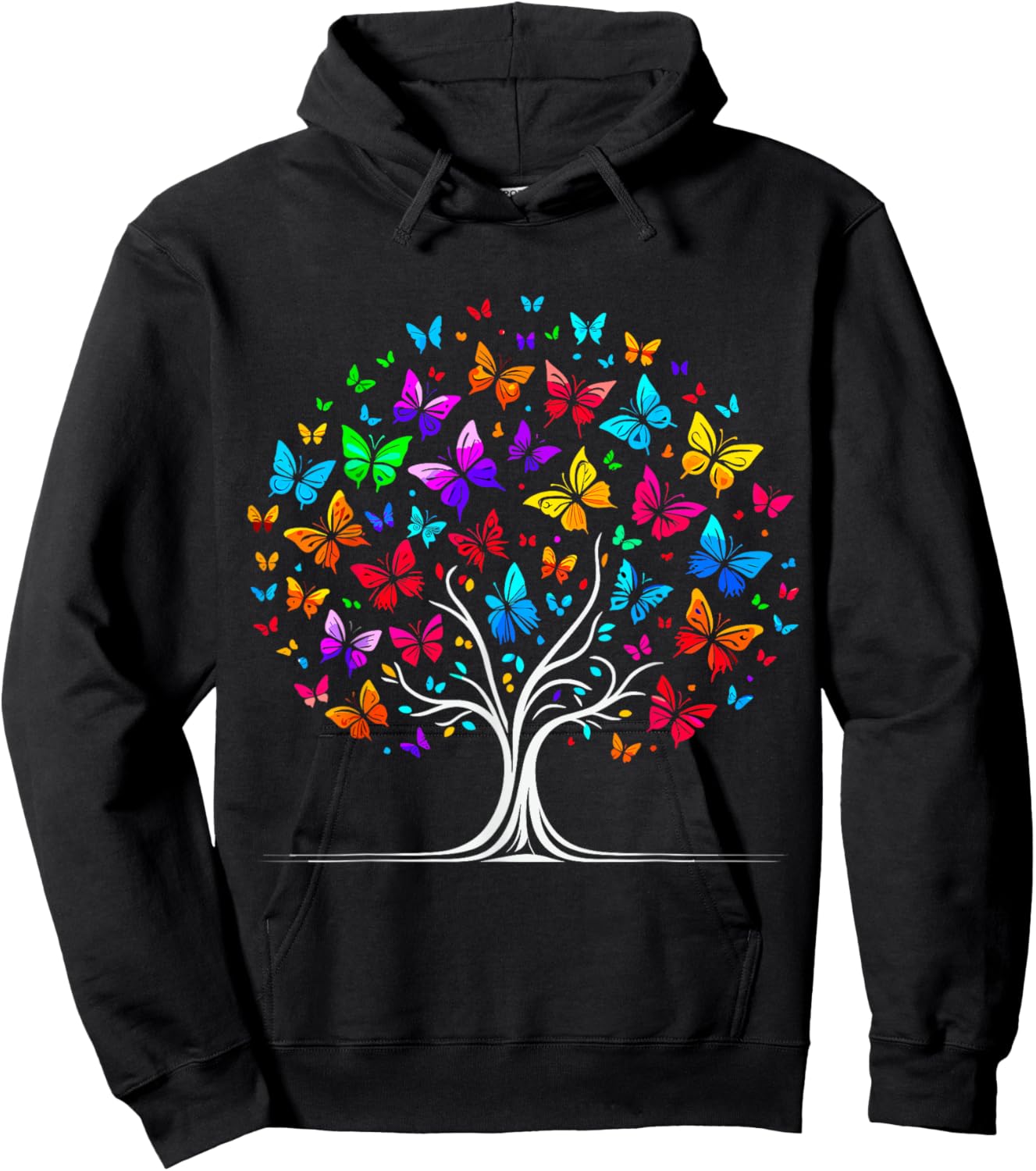 Butterfly Tree Hoodie - Hoodie | Black