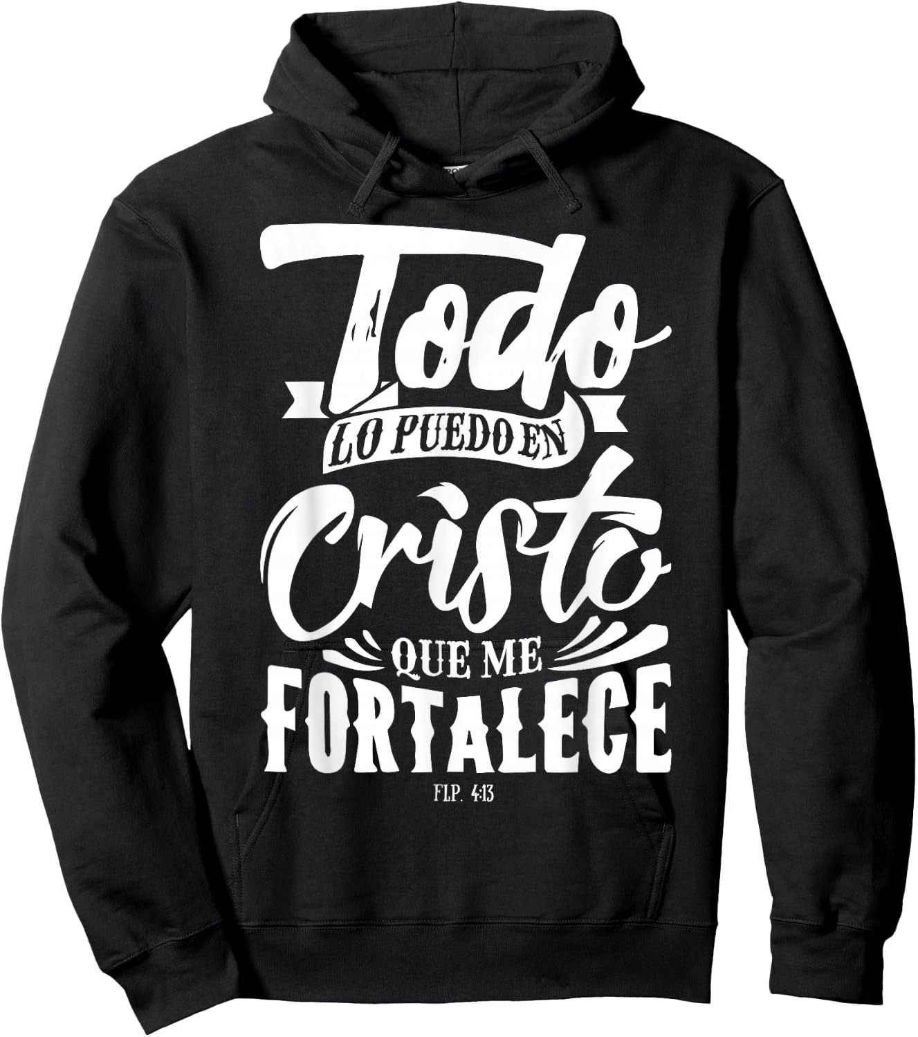 Mensajes Biblicos Dios Jesus Espanol Spanish for Christians Hoodie - Hoodie | Black