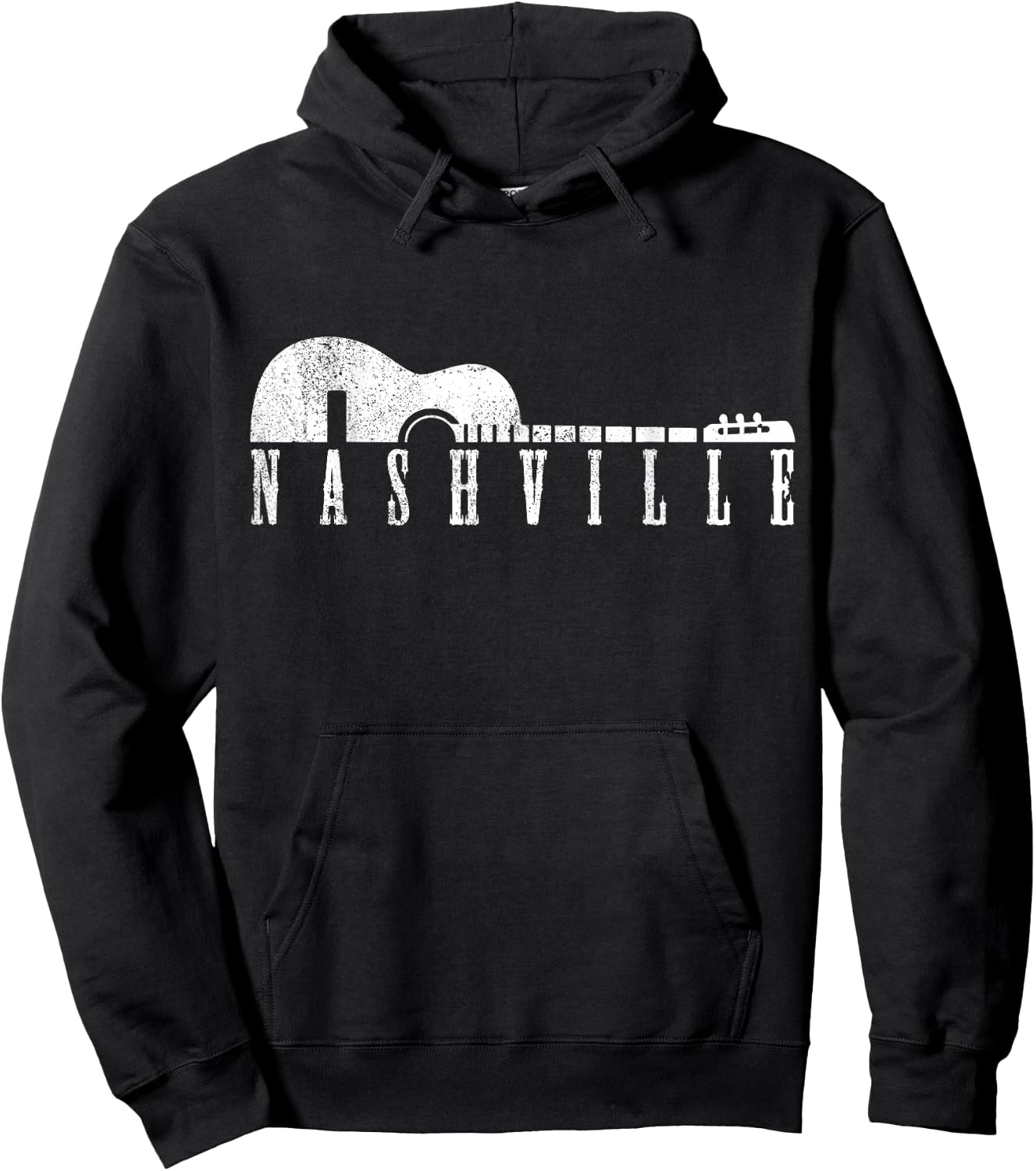 Nashville Tennessee Country Music City USA Country Music Hoodie - Hoodie | Black