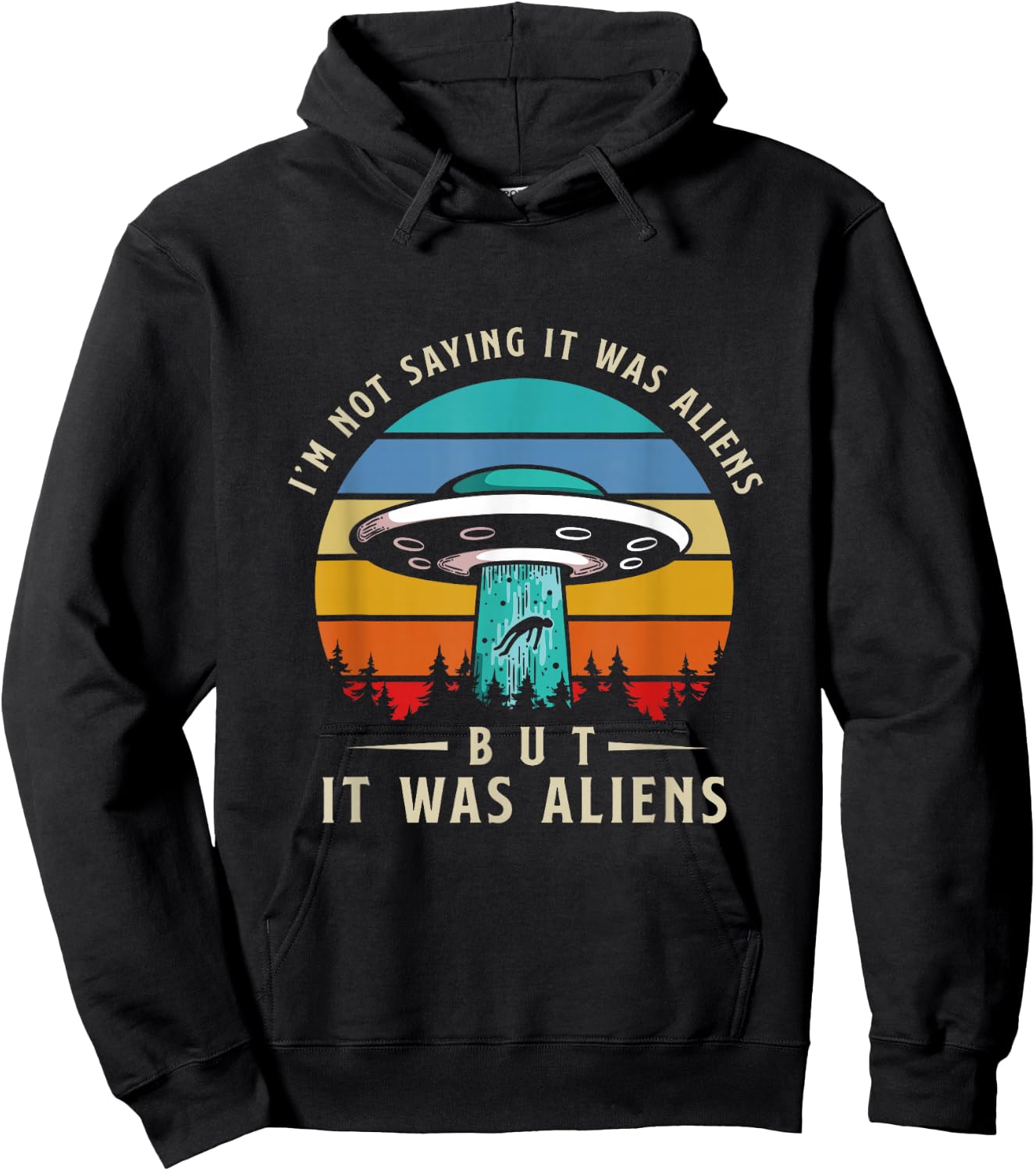 Im Not Saying It Was Aliens But It Was Aliens Hoodie - Hoodie | Black