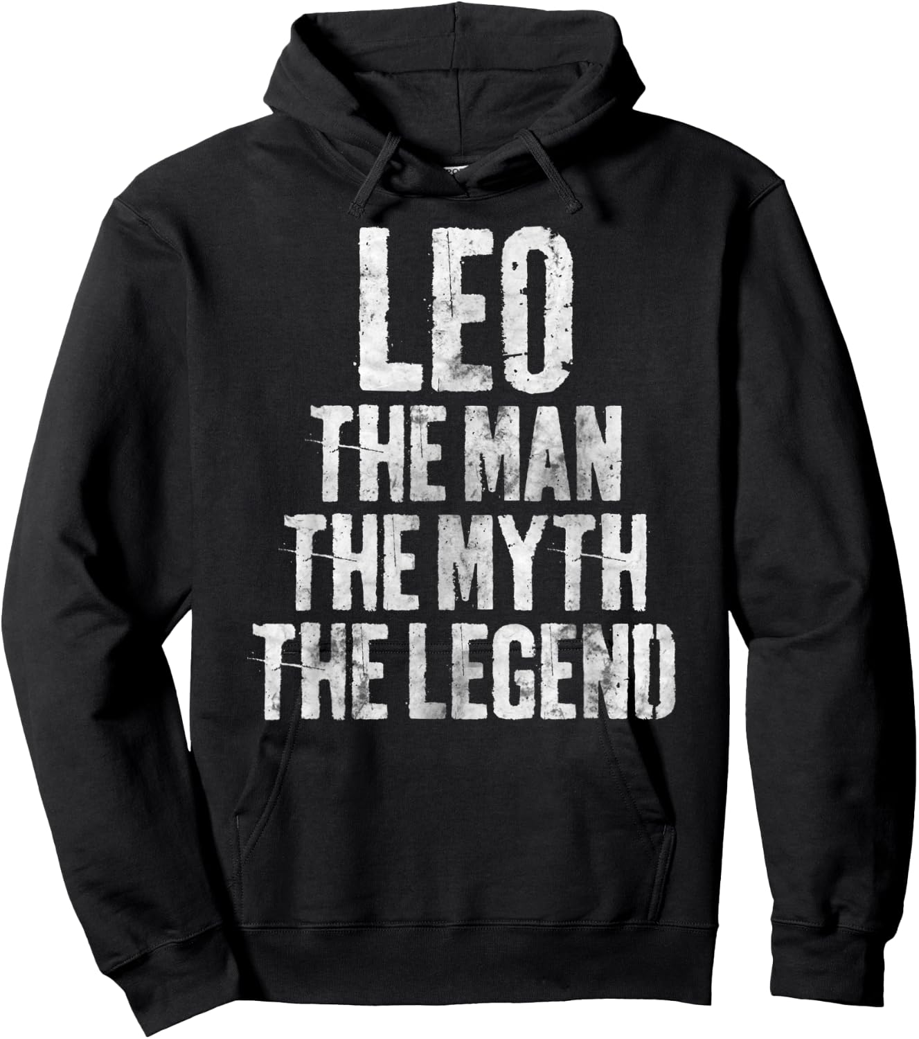 Personalized Shirt Leo The Man The Myth The Legend Hoodie - Hoodie | Black