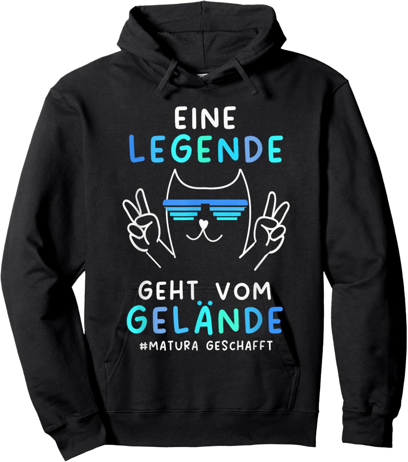 Matura Geschafft 2026 Maturaabschluss Hoodie - Hoodie | Black