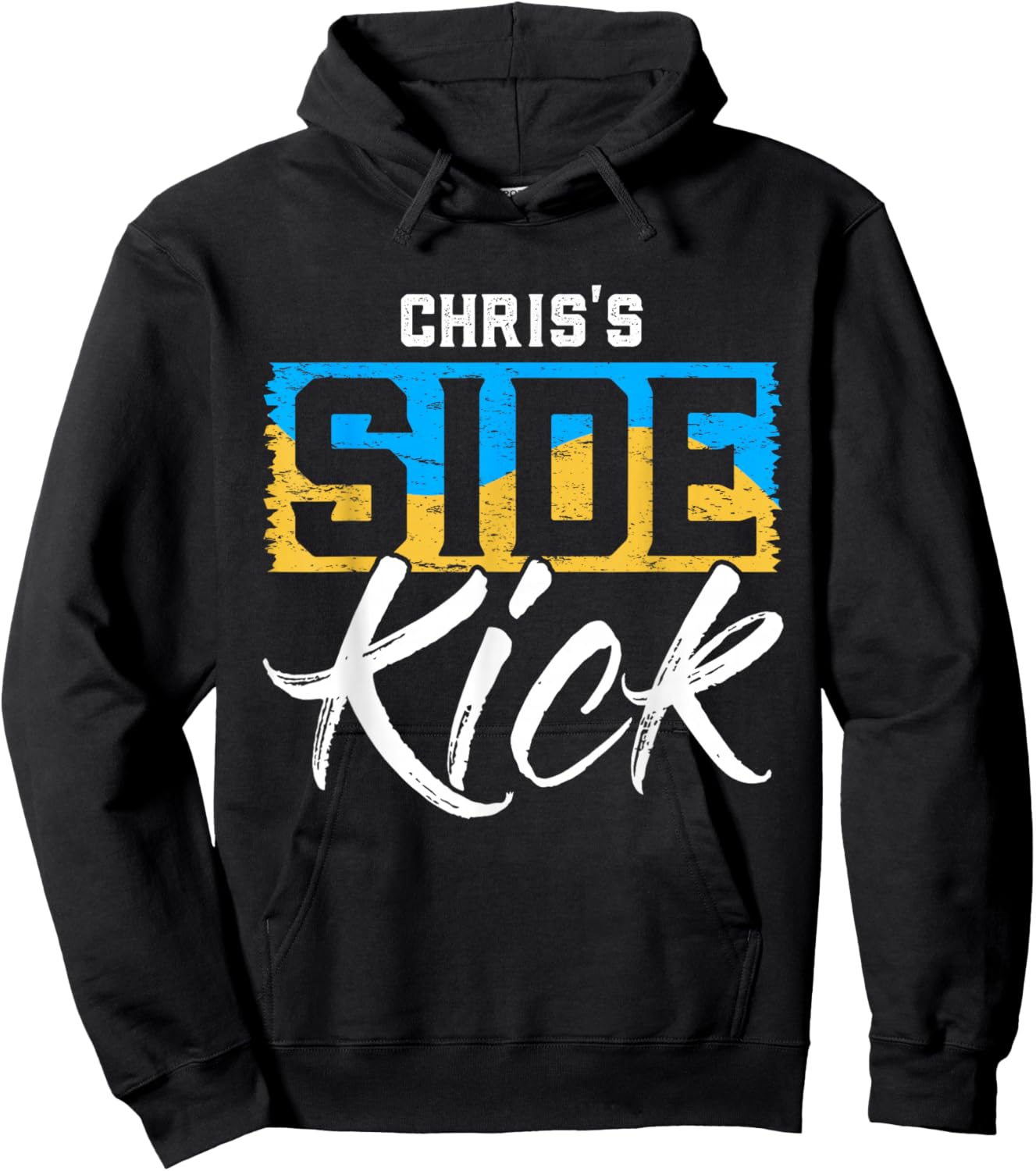 CHRIS'S Side Kick Name CHRIS Hoodie - Hoodie | Black