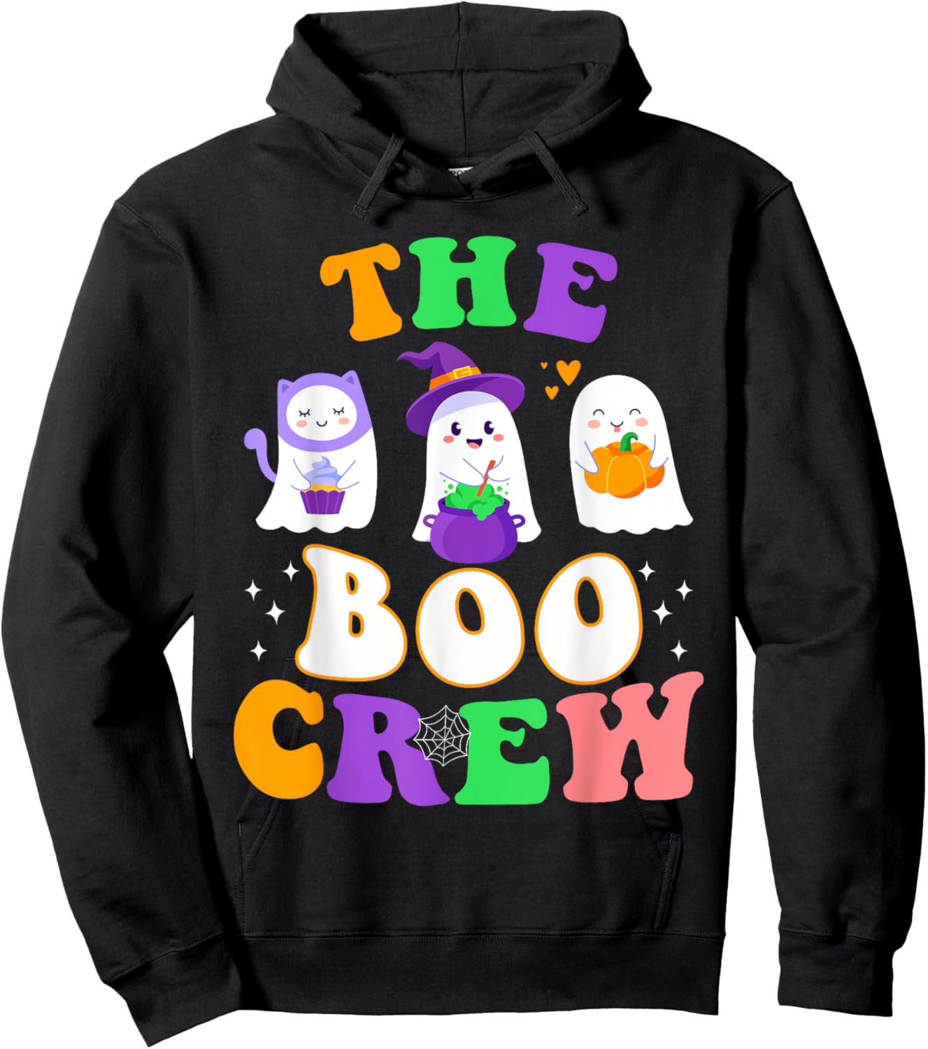 Halloween The Boo Crew for Kids & Adults - Trick or Treating Hoodie - Hoodie | Black