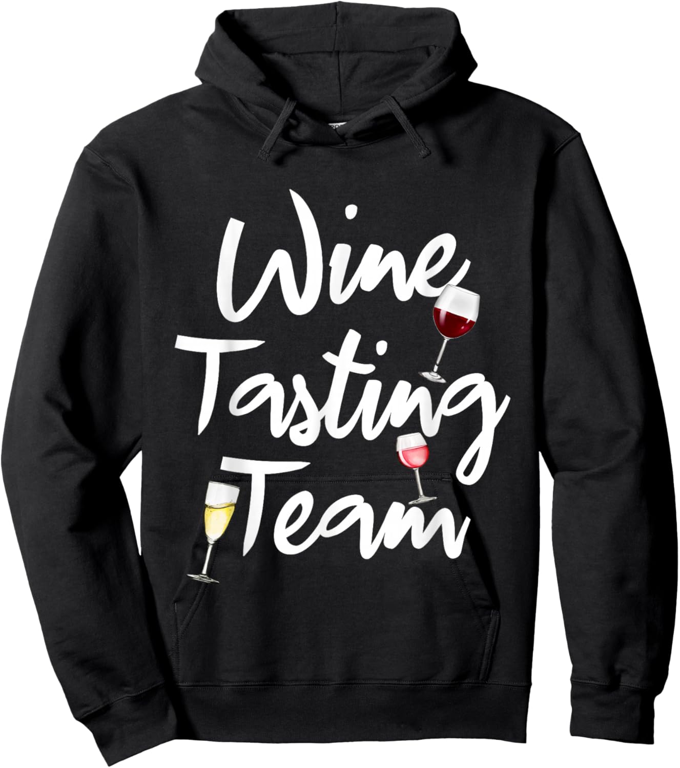 Funny Wine Tasting Team Wine Drinkers Drinking Lovers Hoodie - Hoodie | Black