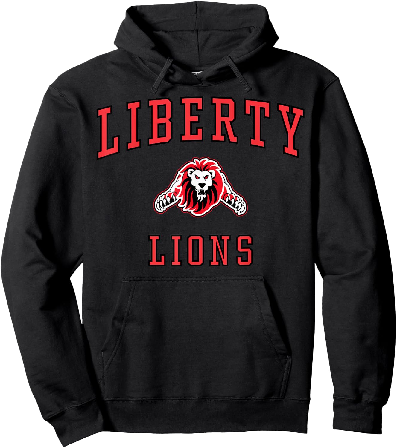 Liberty High School Lions C1 Hoodie - Hoodie | Black