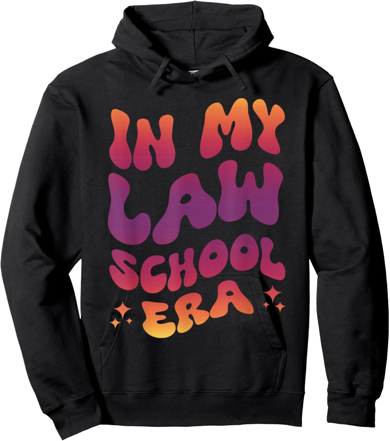 In My Law School Era Hoodie - Hoodie | Black