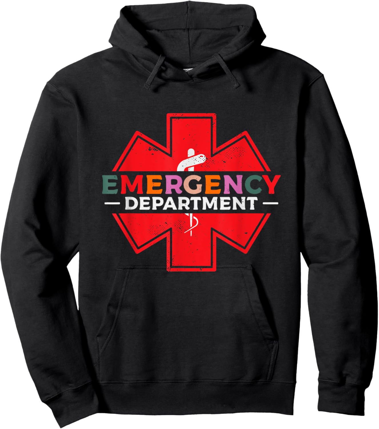 Emergency Department | ER Medicine | Ambulance Paramedic Hoodie - Hoodie | Black