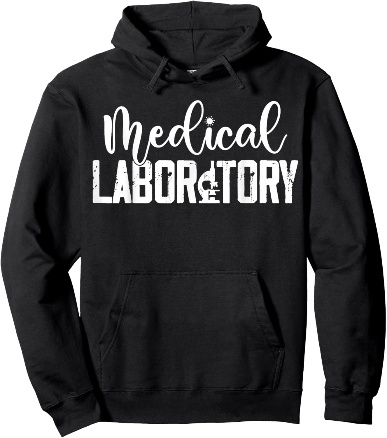 Microscope Microbiology Medical Laboratory Scientist Hoodie - Hoodie | Black