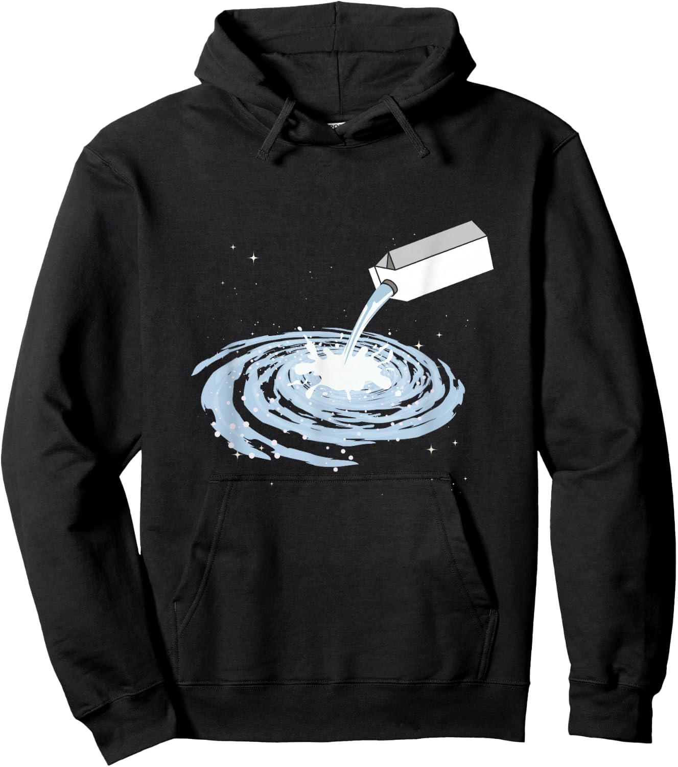 Cute Milky Way Galaxy Outer Space Hoodie - Hoodie | Black