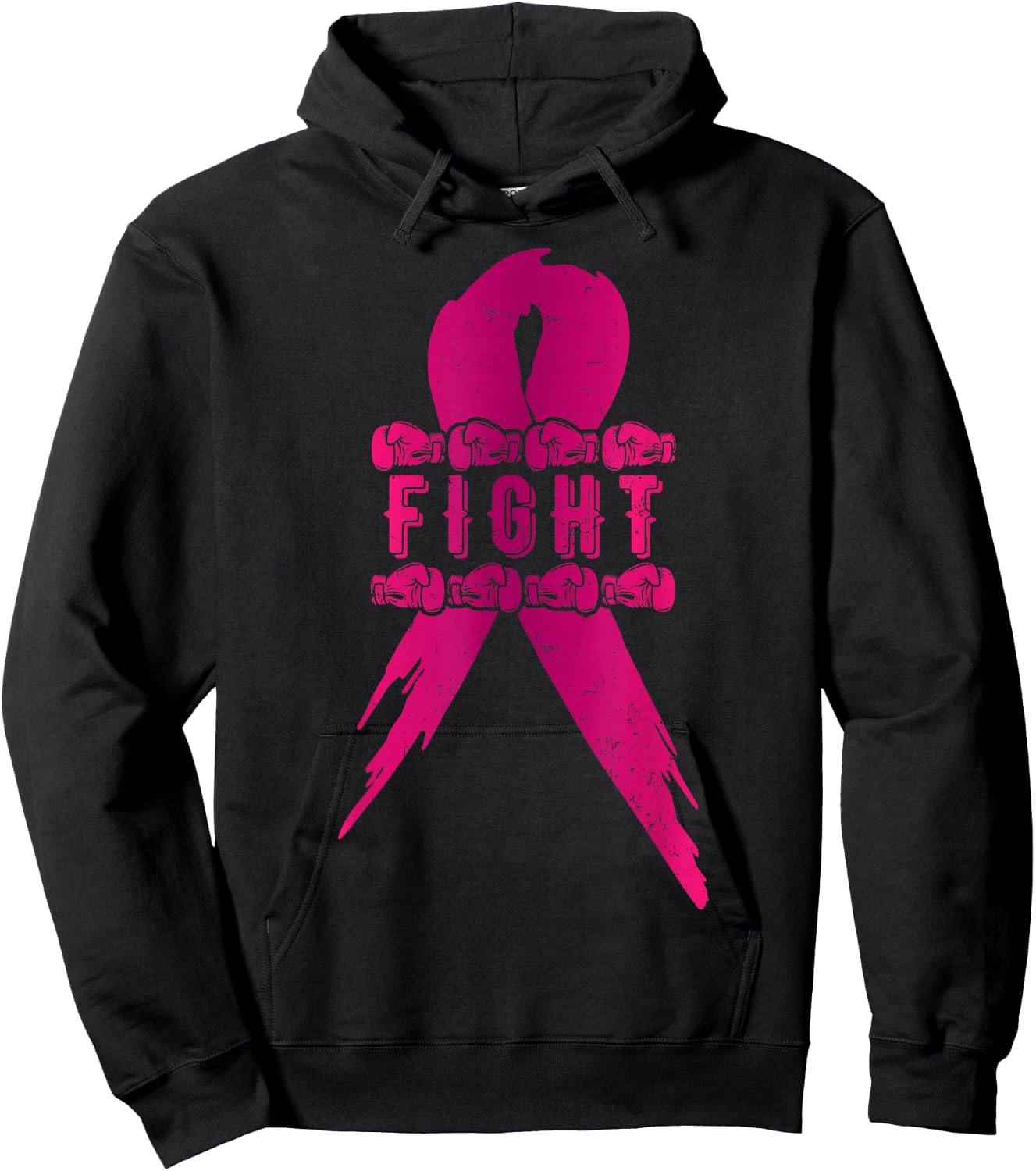 Fight In October BCA Pink Ribbon Hoodie - Hoodie | Black