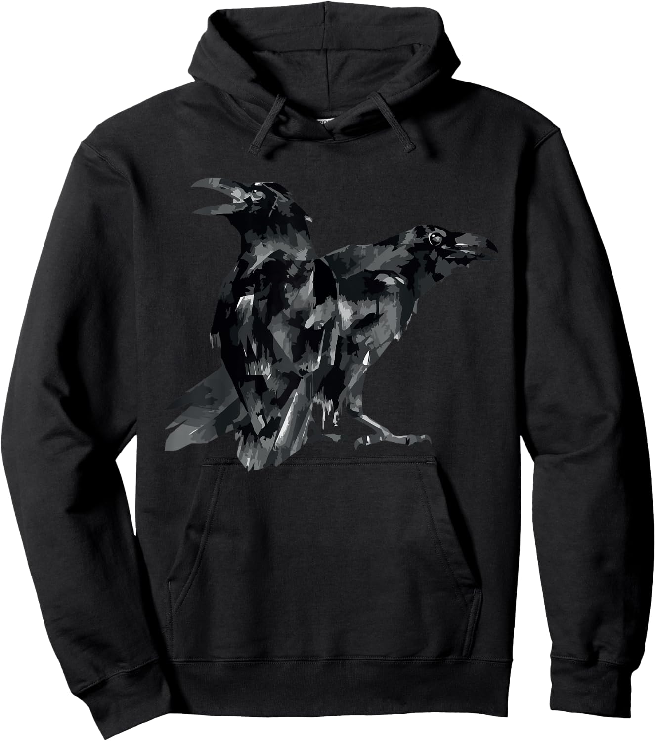 Murder Of Crows Raven Birds Hoodie - Hoodie | Black