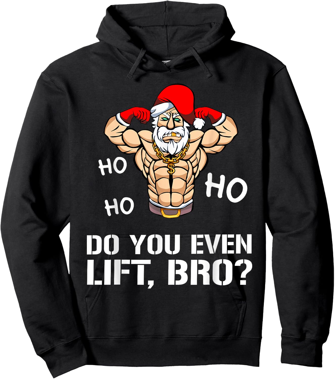 Funny Do You Even Lift Bro Gym Fitness Christmas Men Women Hoodie - Hoodie | Black