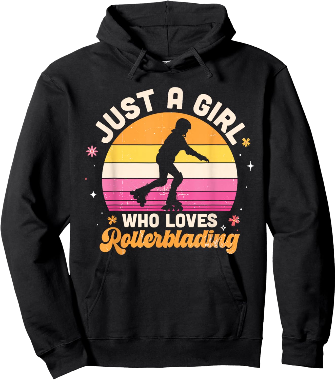 Just A Girl Who Loves Rollerblading Hoodie - Hoodie | Black
