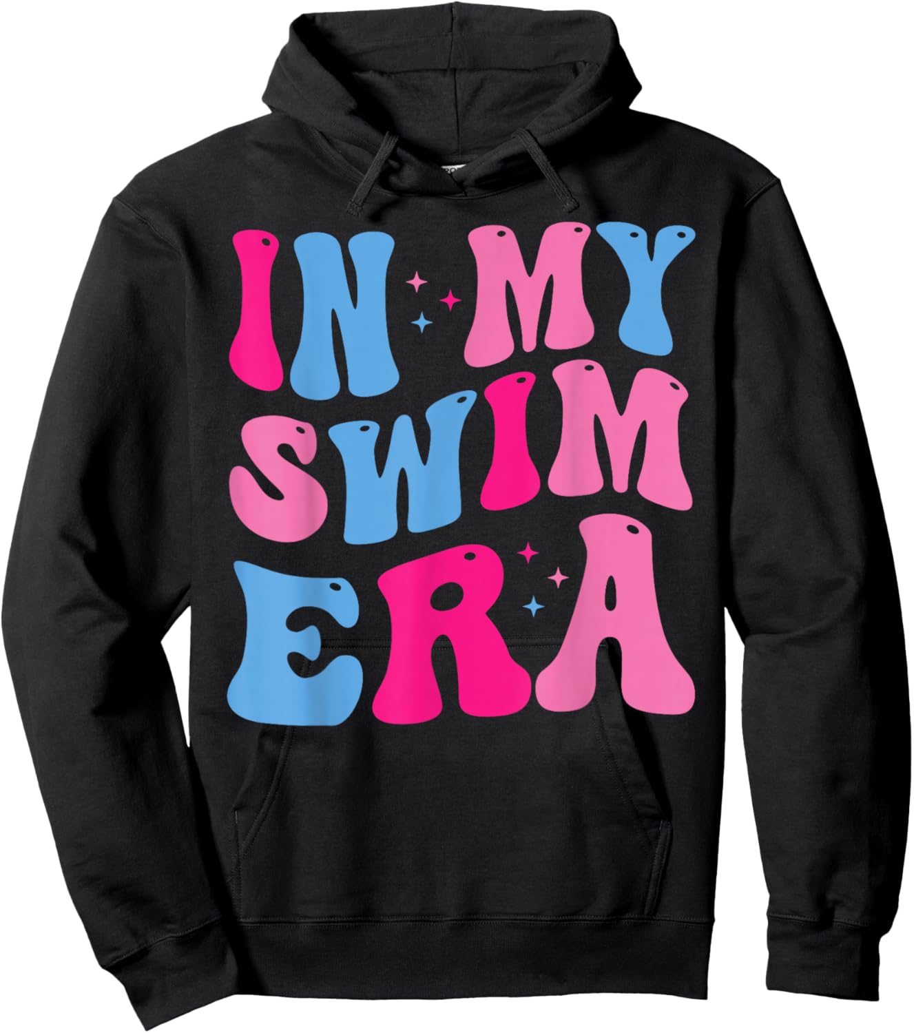 Retro In My Swim Era Swimming Swimmers Women Men Kids Hoodie - Hoodie | Black