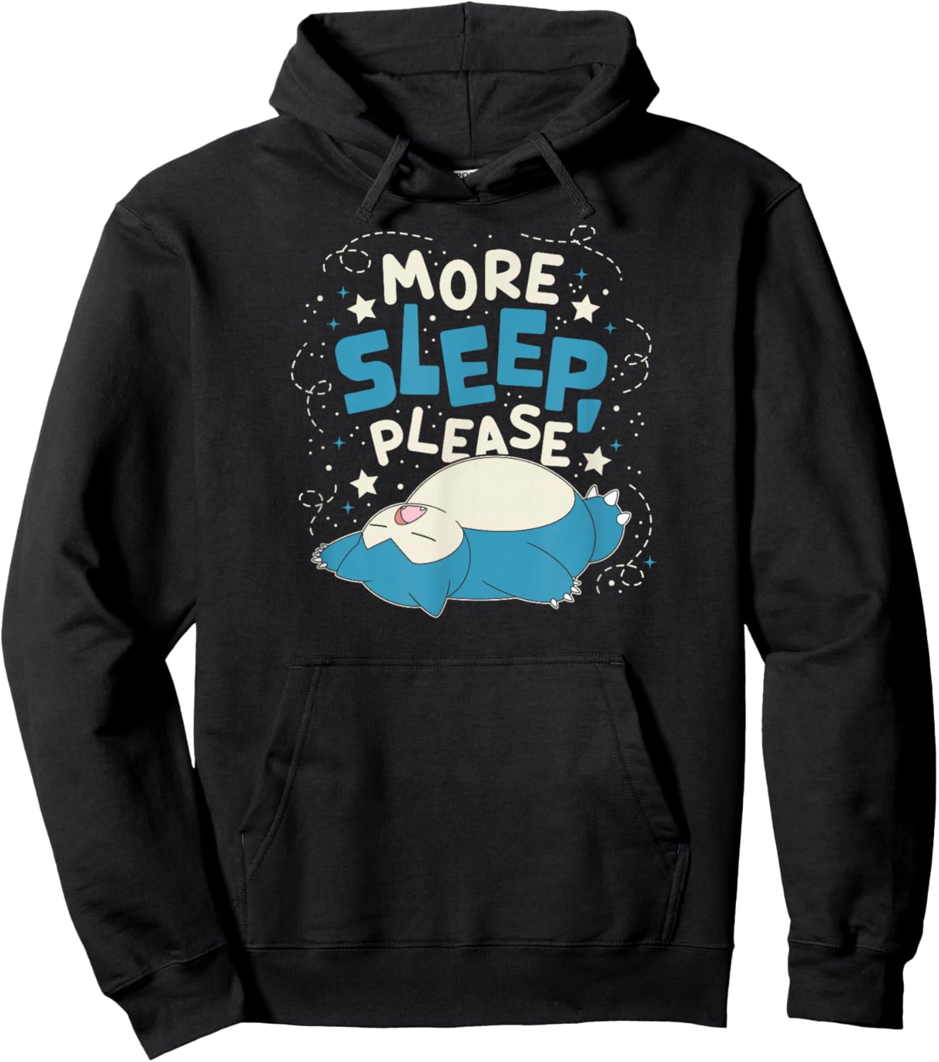 Pokémon - Snorlax More Sleep Please Hoodie - Hoodie | Black