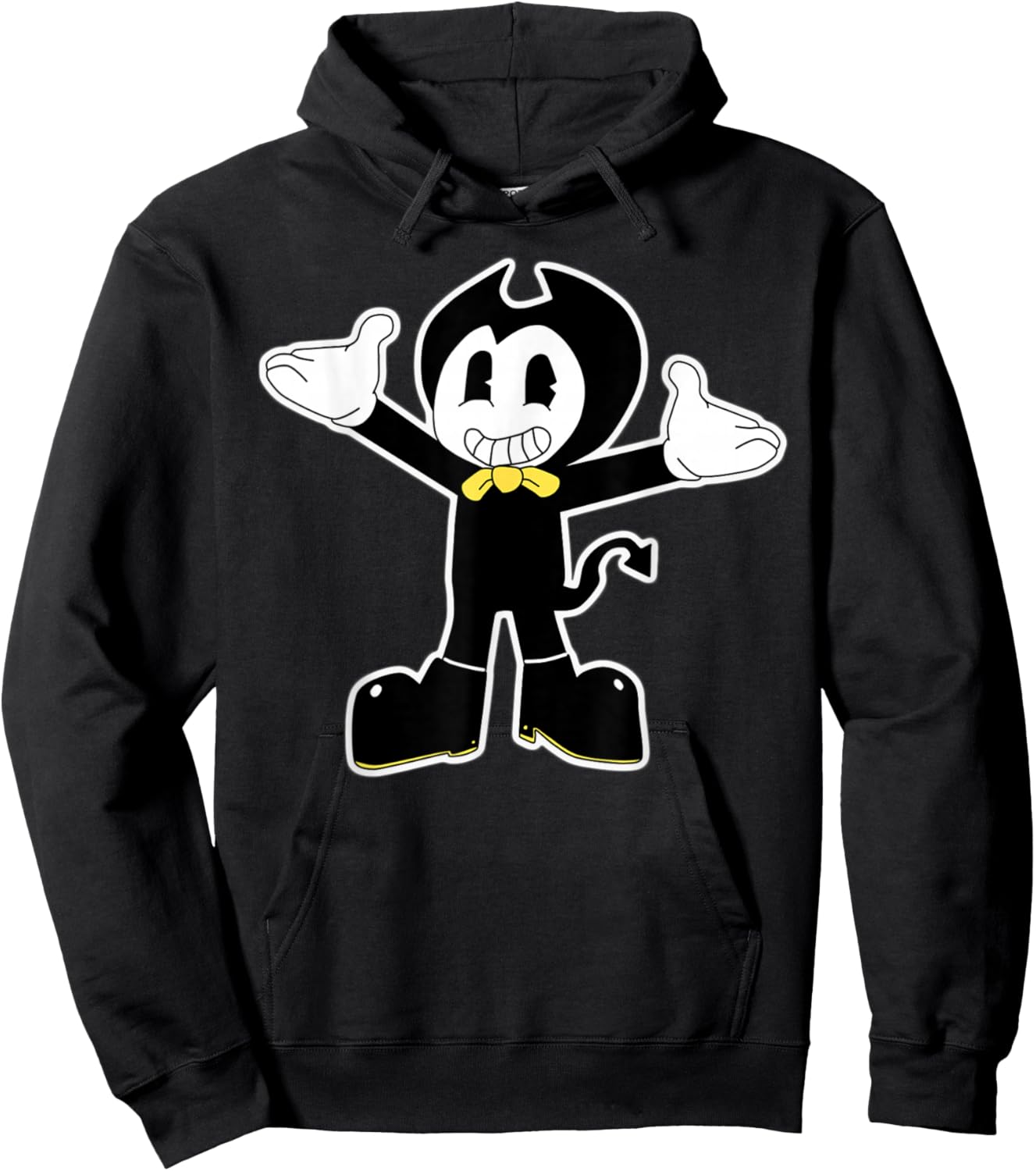 Bendy Little Devil Darlin Vintage Cartoon Hoodie - Hoodie | Black