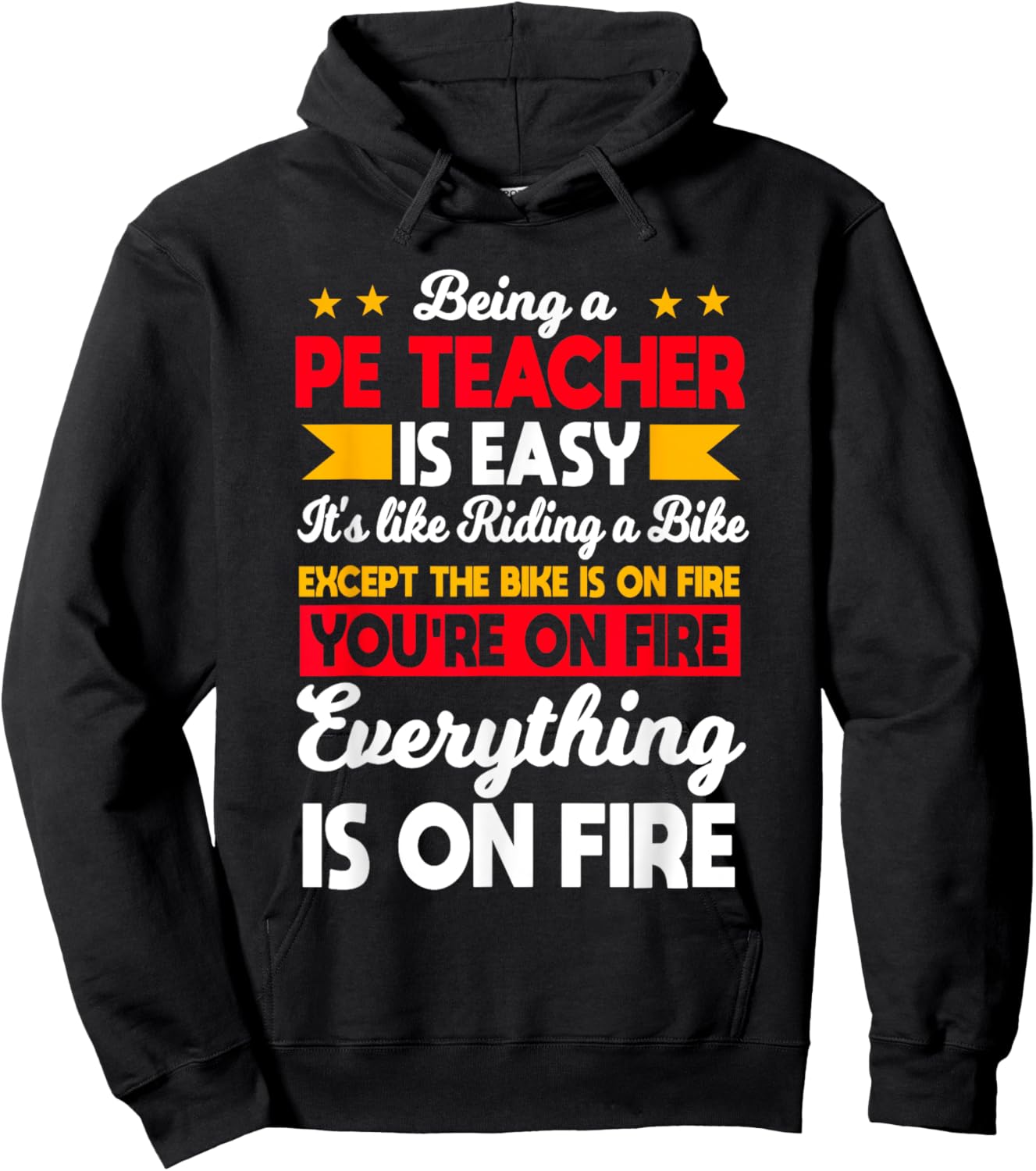 PE Teacher Physical Education Activity Instructor Gym Coach Women Hoodie - Hoodie | Black