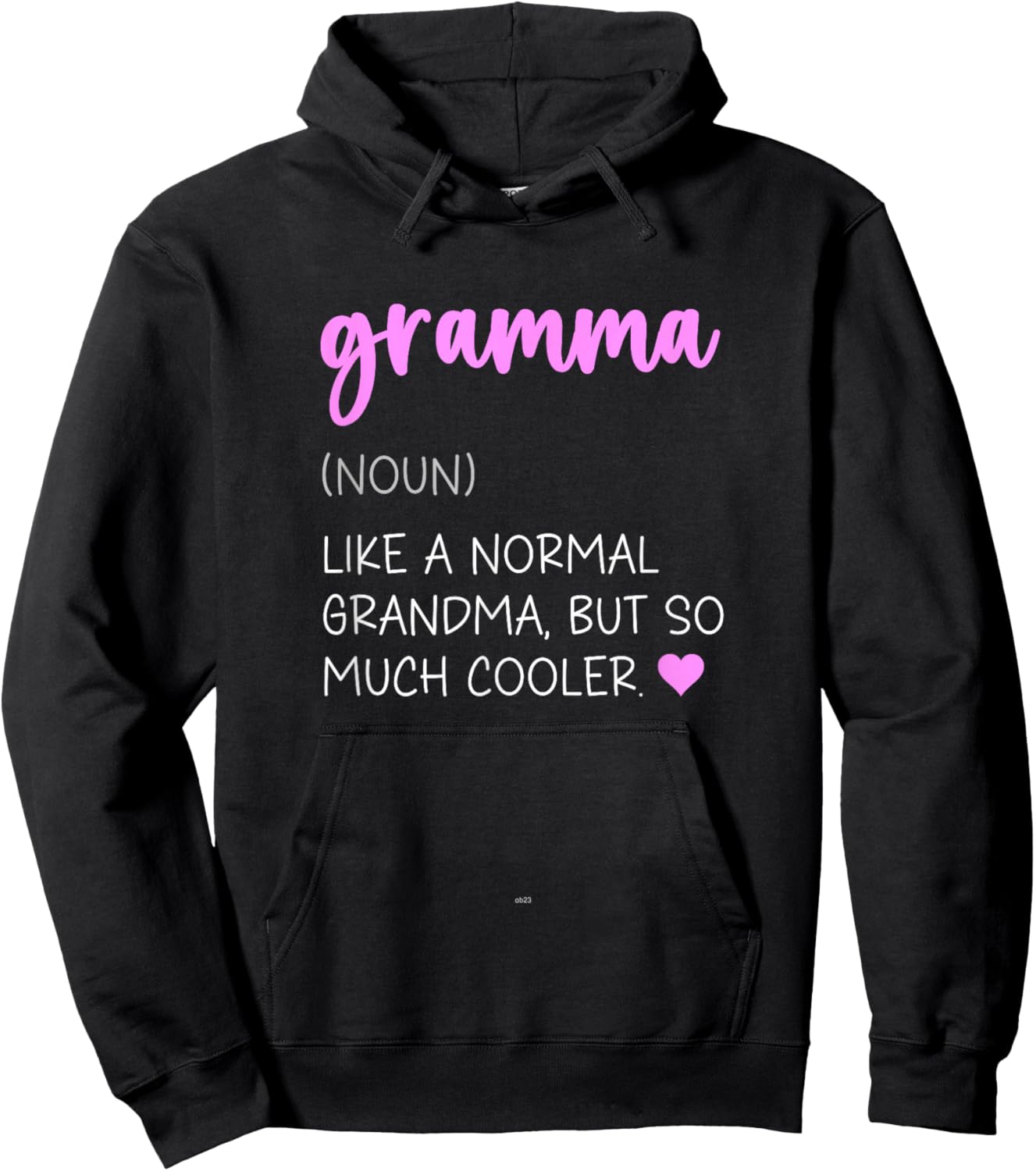 Gramma Definition Cute Mother's Day Noun Hoodie - Hoodie | Black