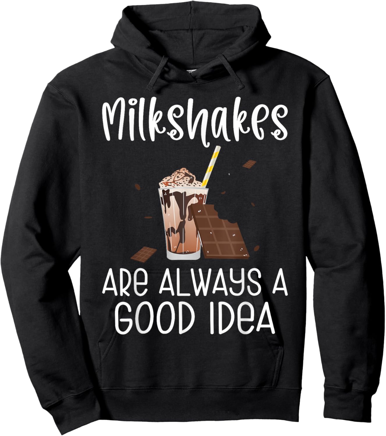 Milkshakes are always a good Idea Milkshake Hoodie - Hoodie | Black