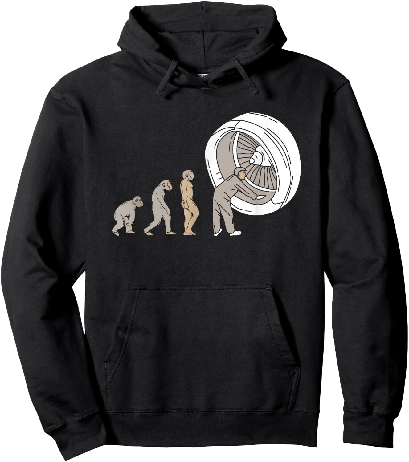 Airplane Mechanic Aircraft Maintenance Technician Hoodie - Hoodie | Black