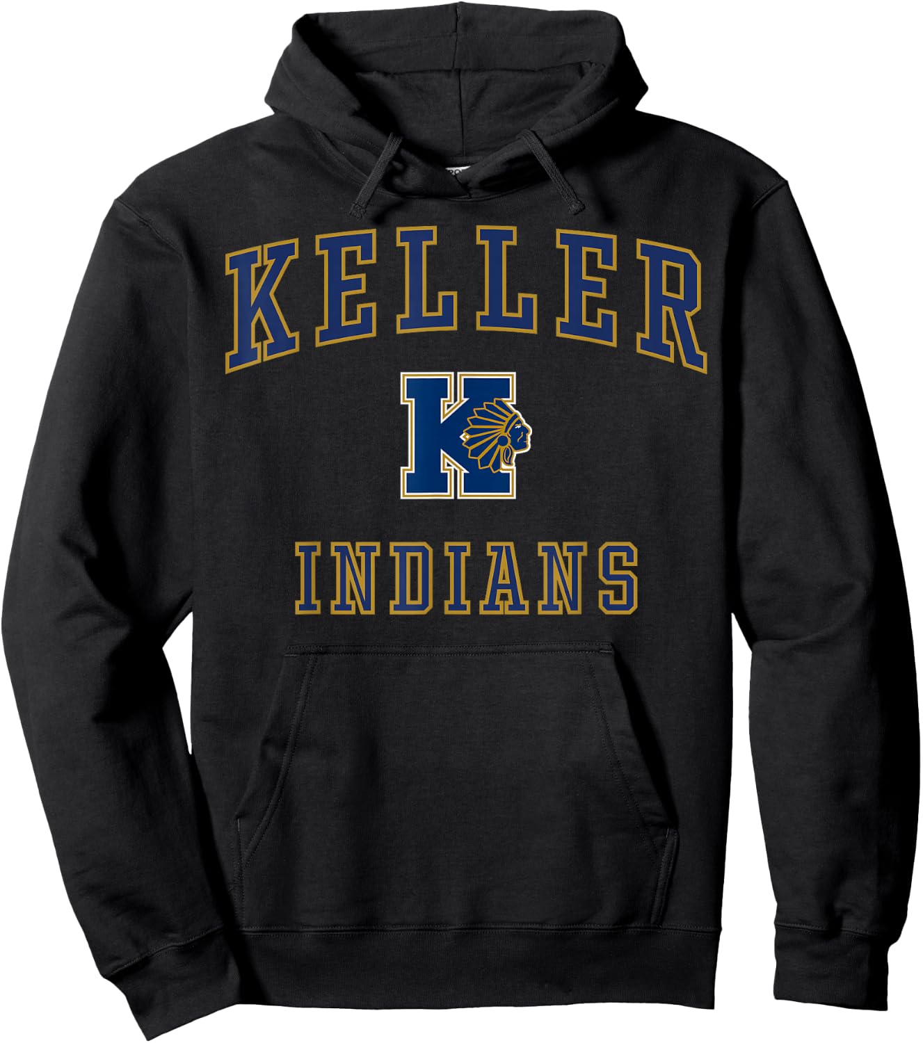 Keller High School Indians C1 Hoodie - Hoodie | Black
