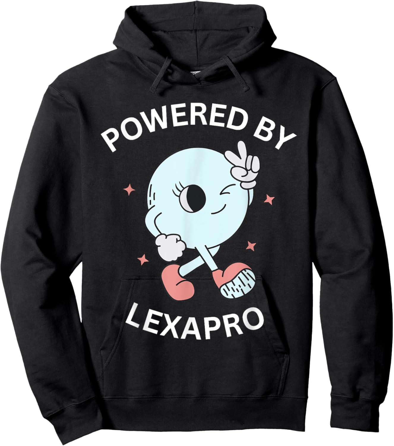 Powered By Lexapro Hoodie - Hoodie | Black