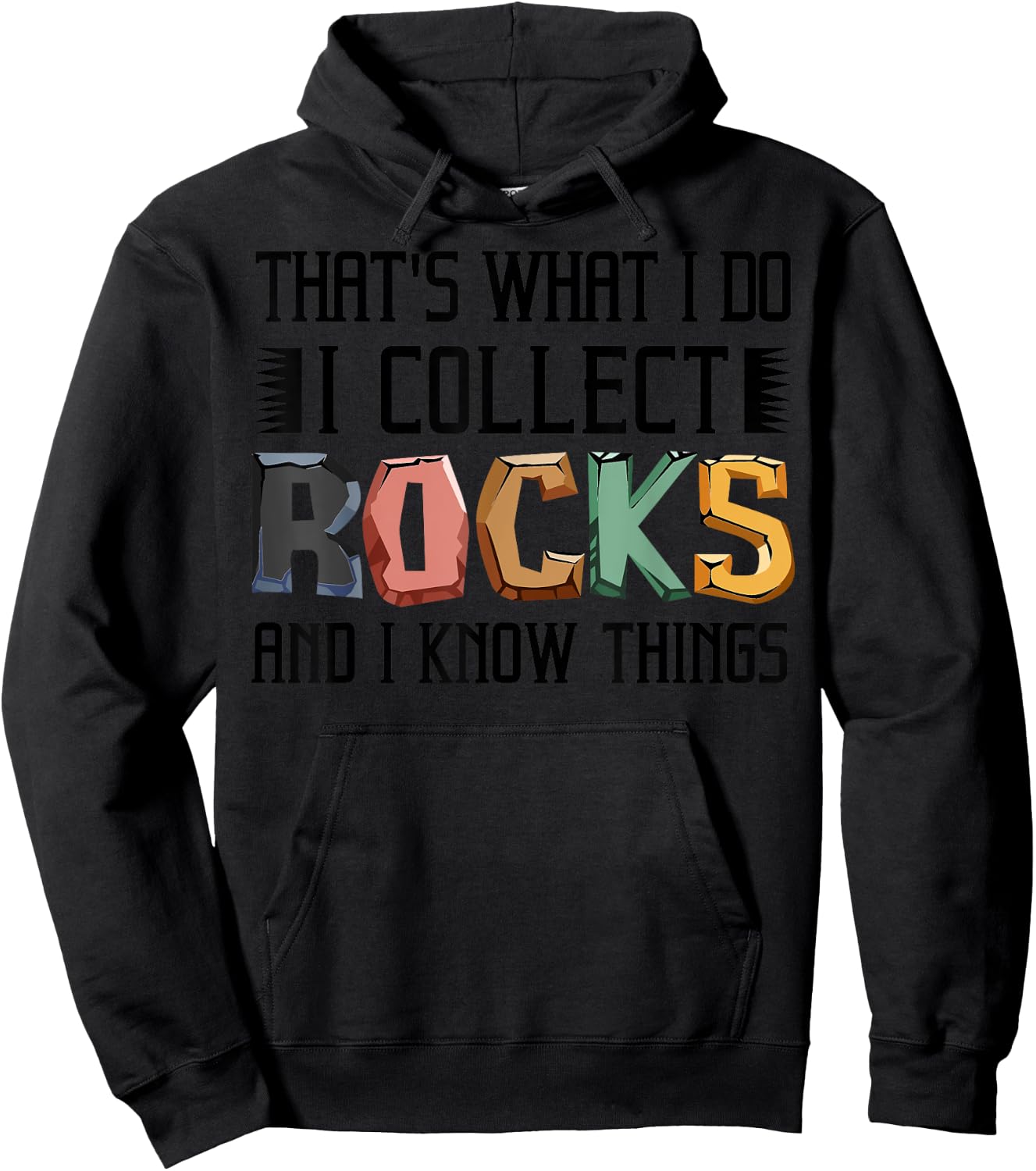 Funny Geology Gift Men Women Cool Rock Collecting Geologist Hoodie - Hoodie | Black