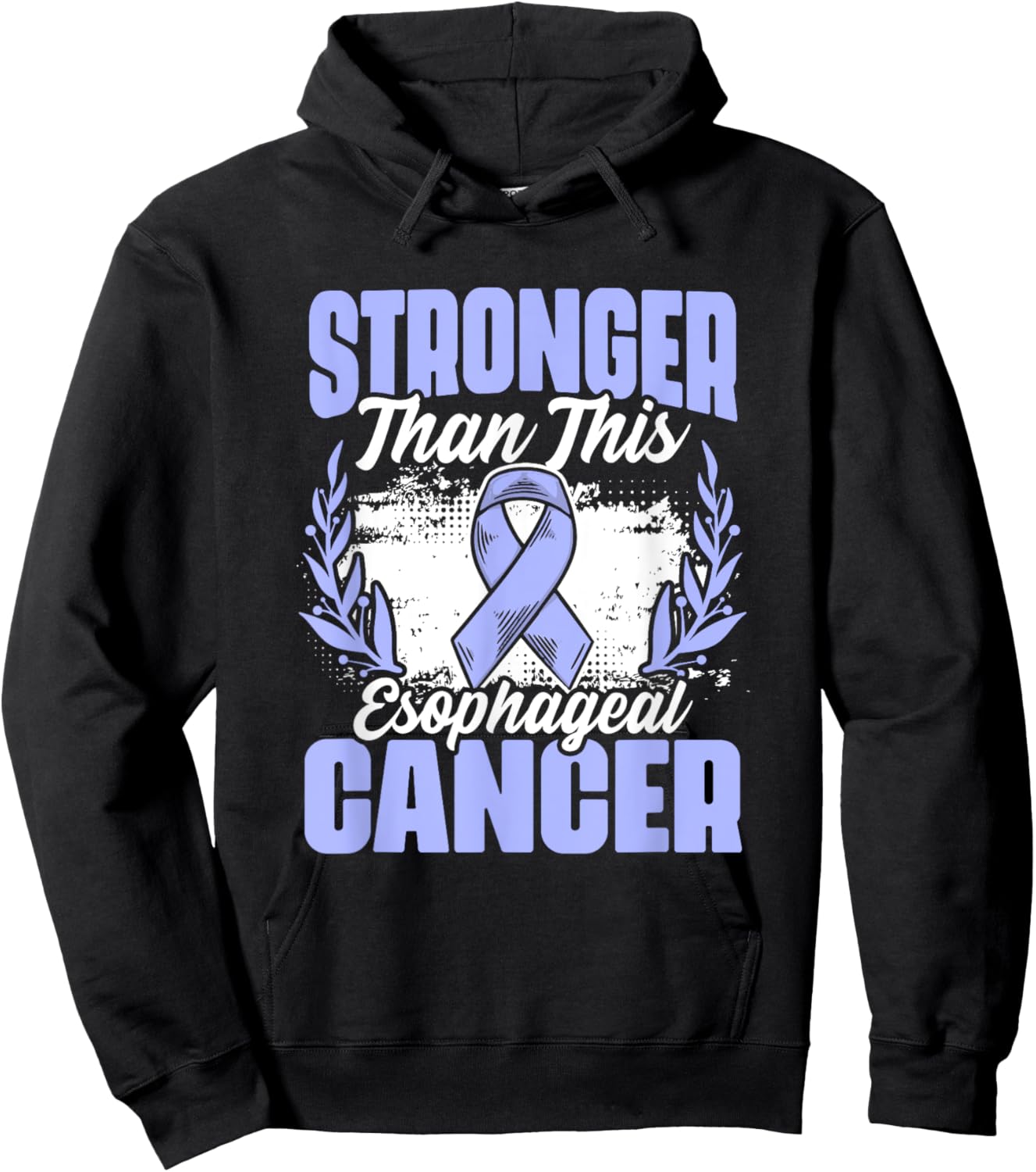 Esophagus Cancer Stronger Than Esophageal Cancer Awareness Hoodie - Hoodie | Black