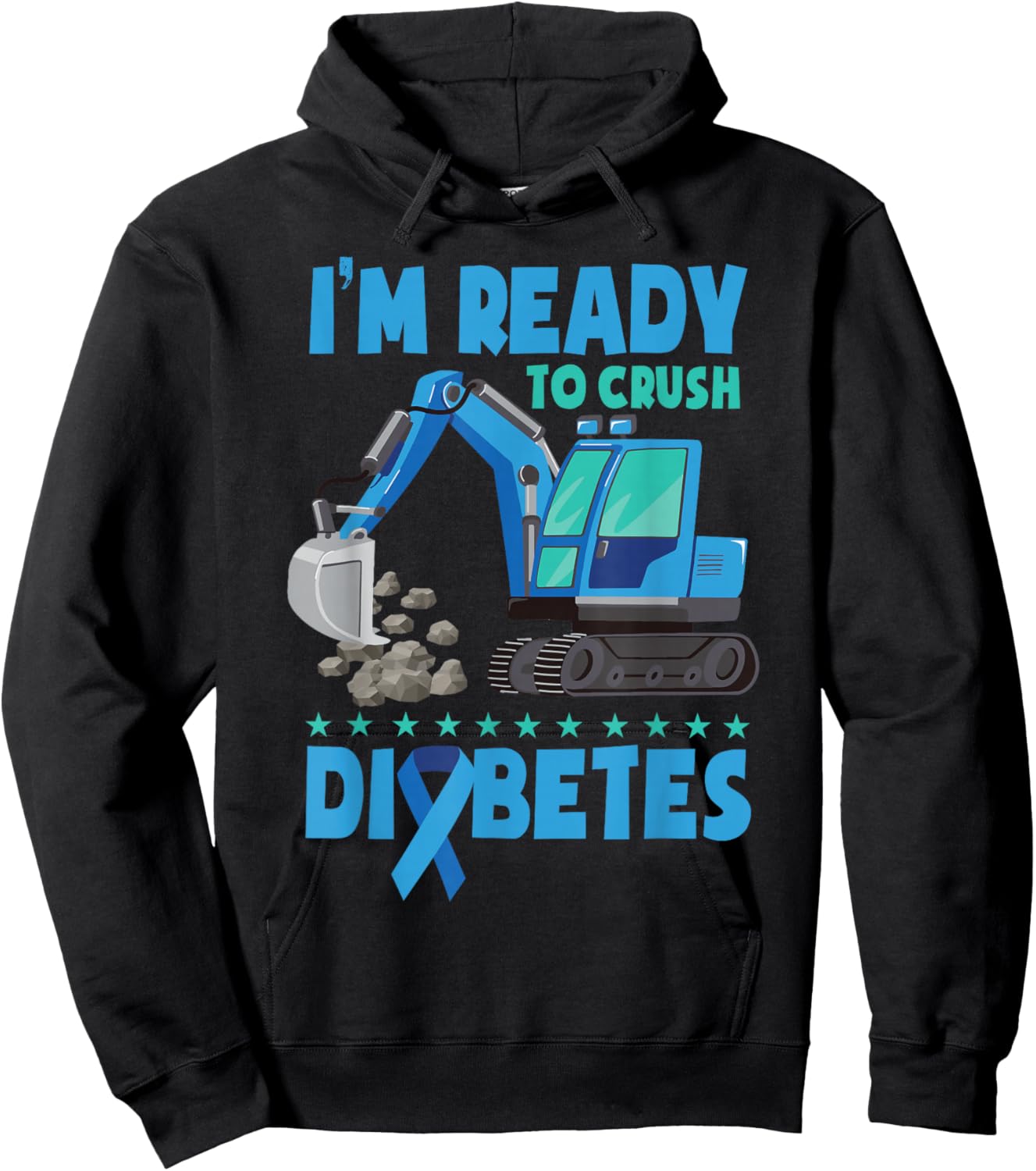 Insulin Diabetic Diabetes Awareness Month Kids Hoodie - Hoodie | Black