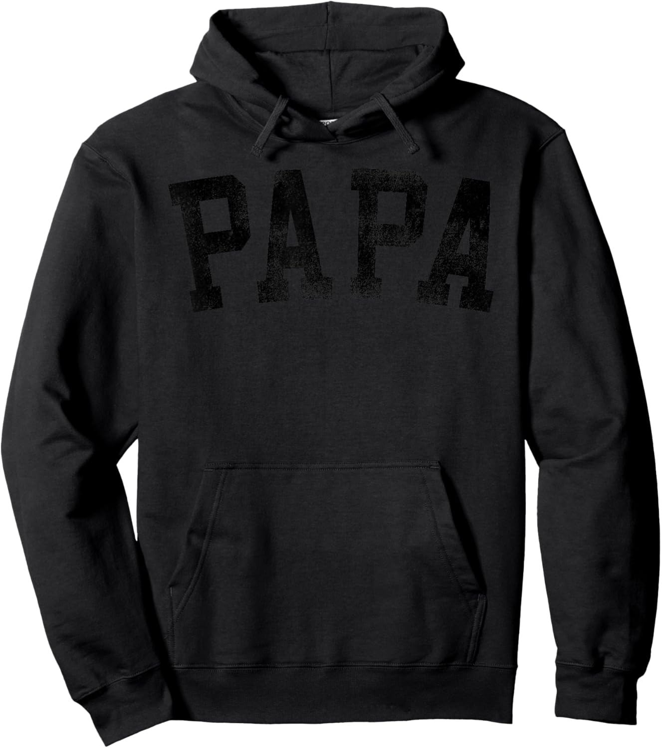 Best Papa Gifts For Father's Day Papa - Classic Bold Font Birthday Papa Hoodie - Hoodie | Black