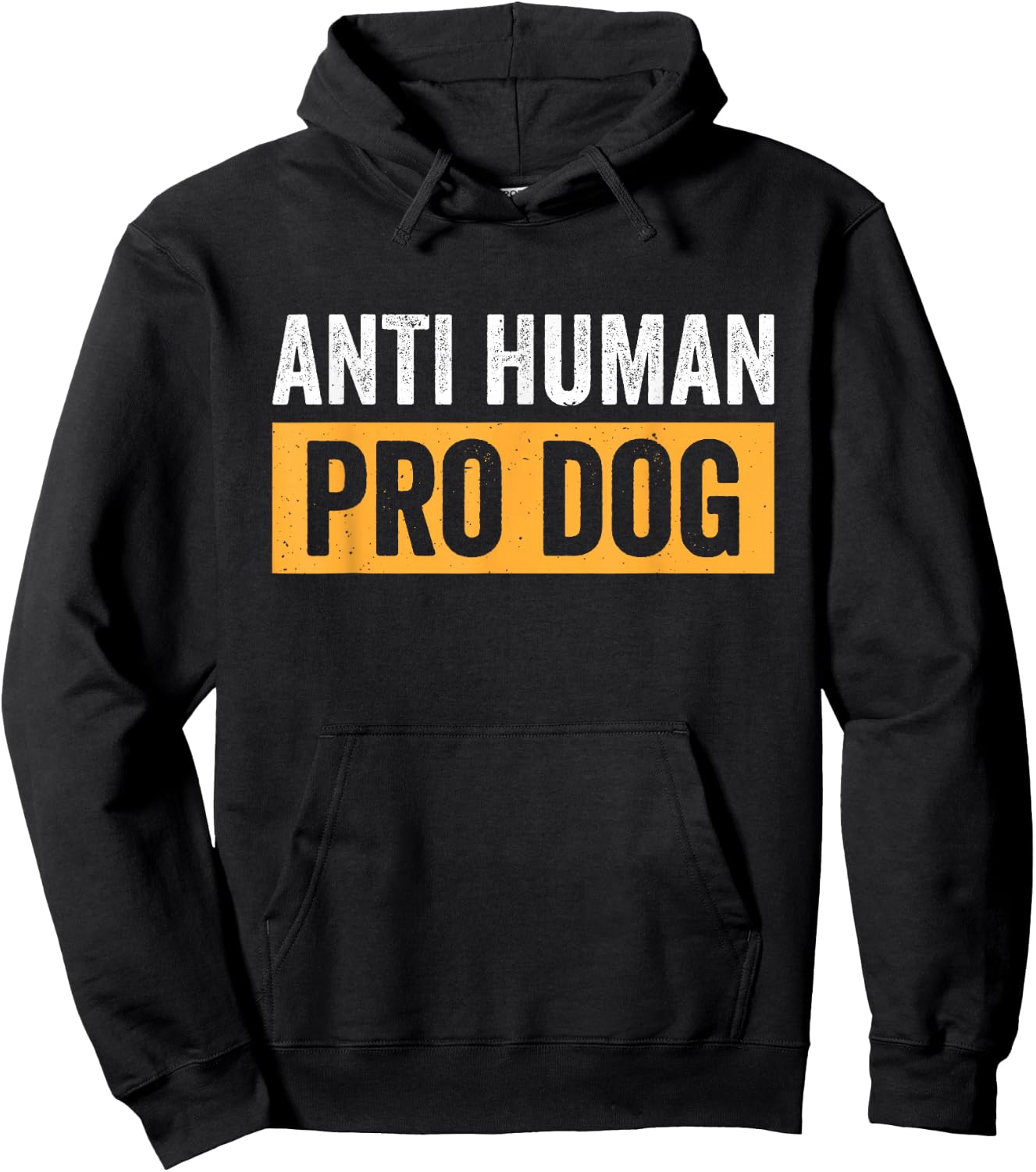 Anti Human Pro Dog Hoodie - Hoodie | Black