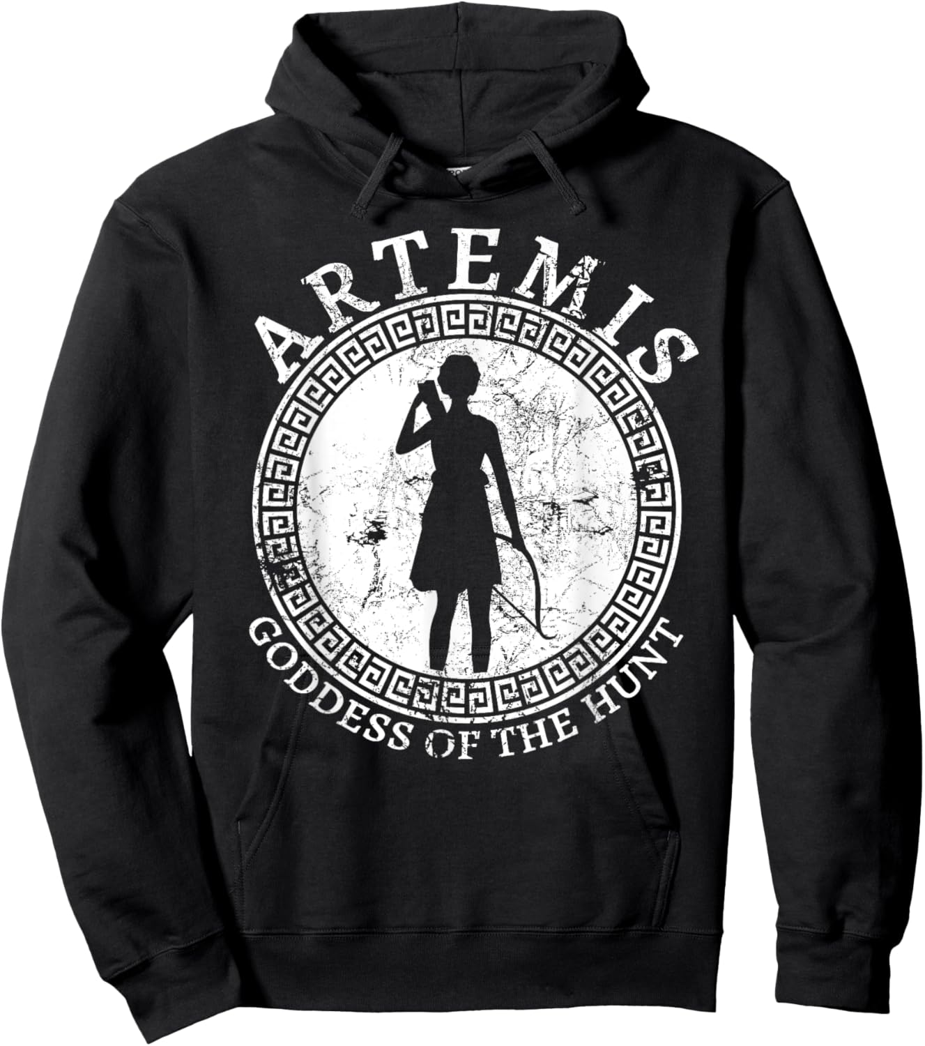 Artemis Greek Goddess Of The Hunt Ancient Greece Mythology Hoodie - Hoodie | Black